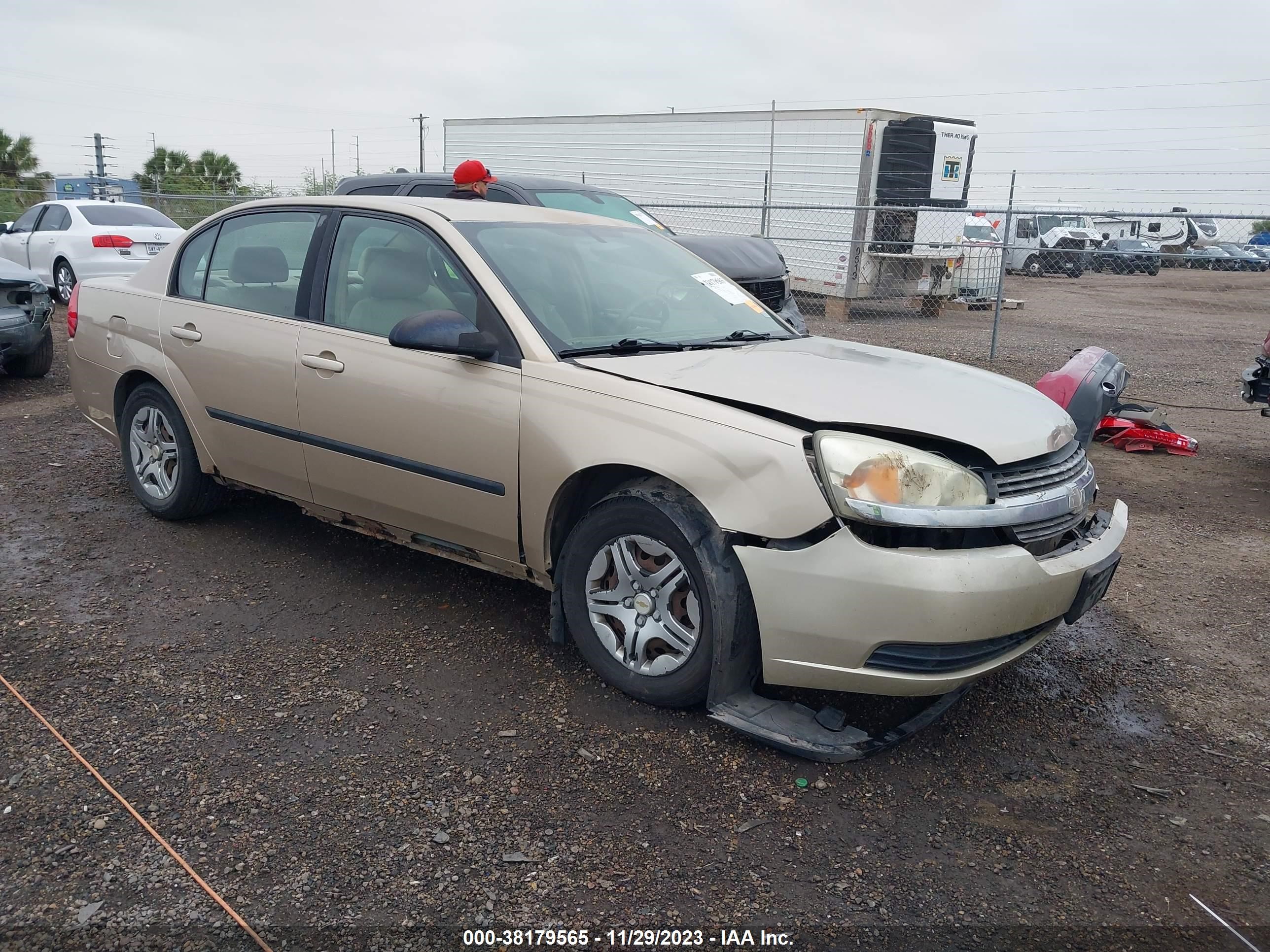 CHEVROLET MALIBU 2005 1g1zs52f25f322331