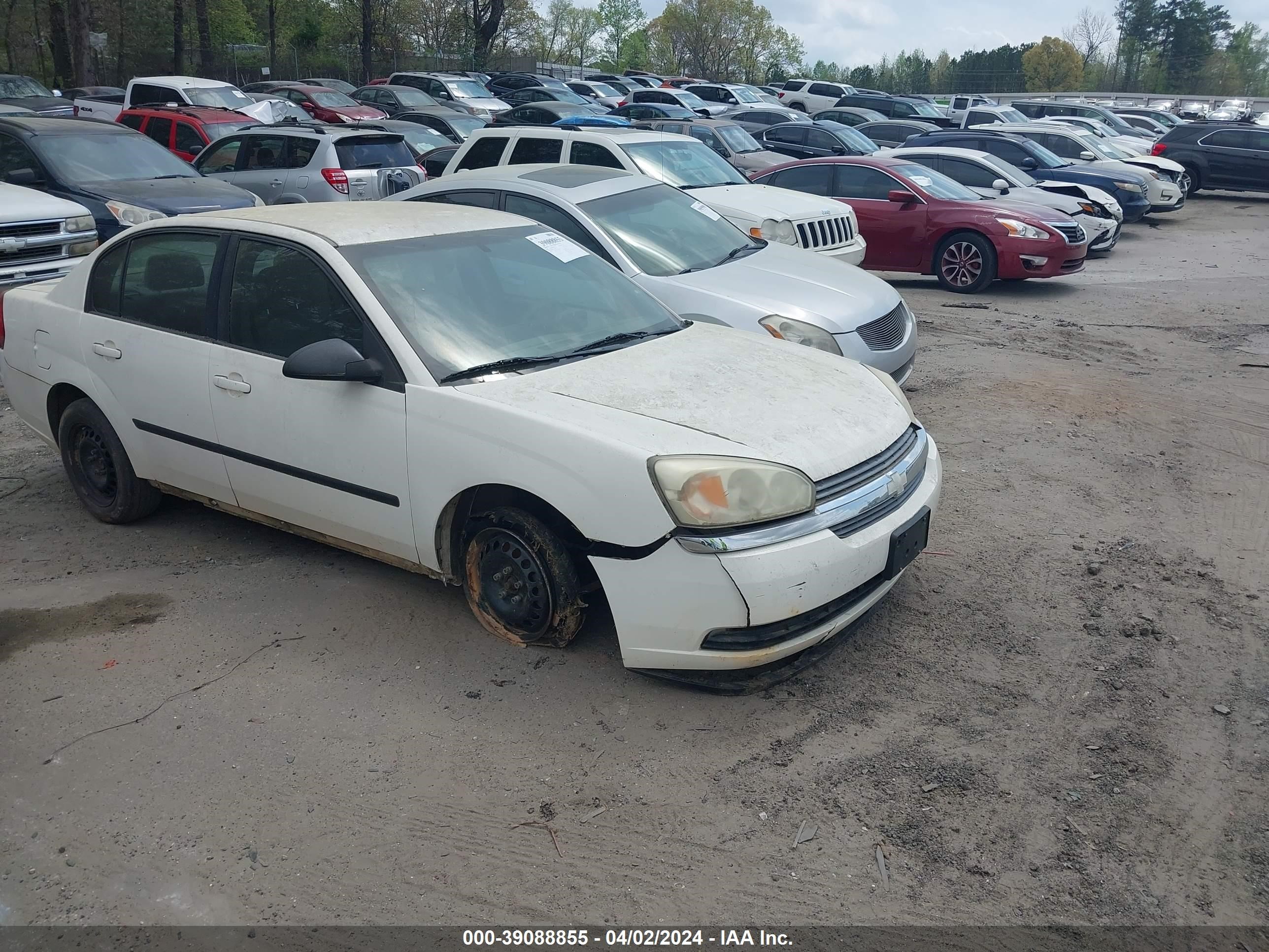 CHEVROLET MALIBU 2005 1g1zs52f35f122493