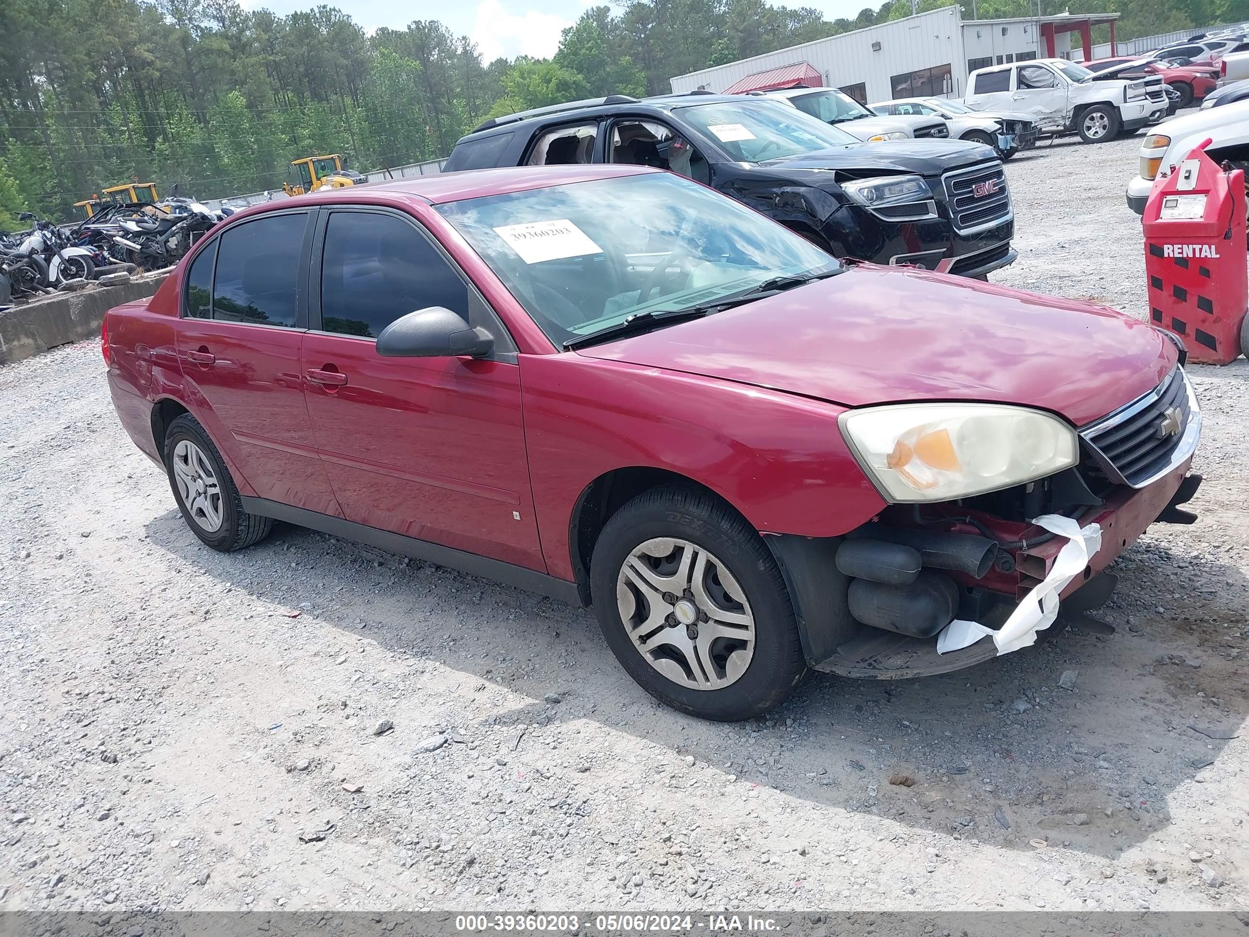 CHEVROLET MALIBU 2007 1g1zs57f07f243428