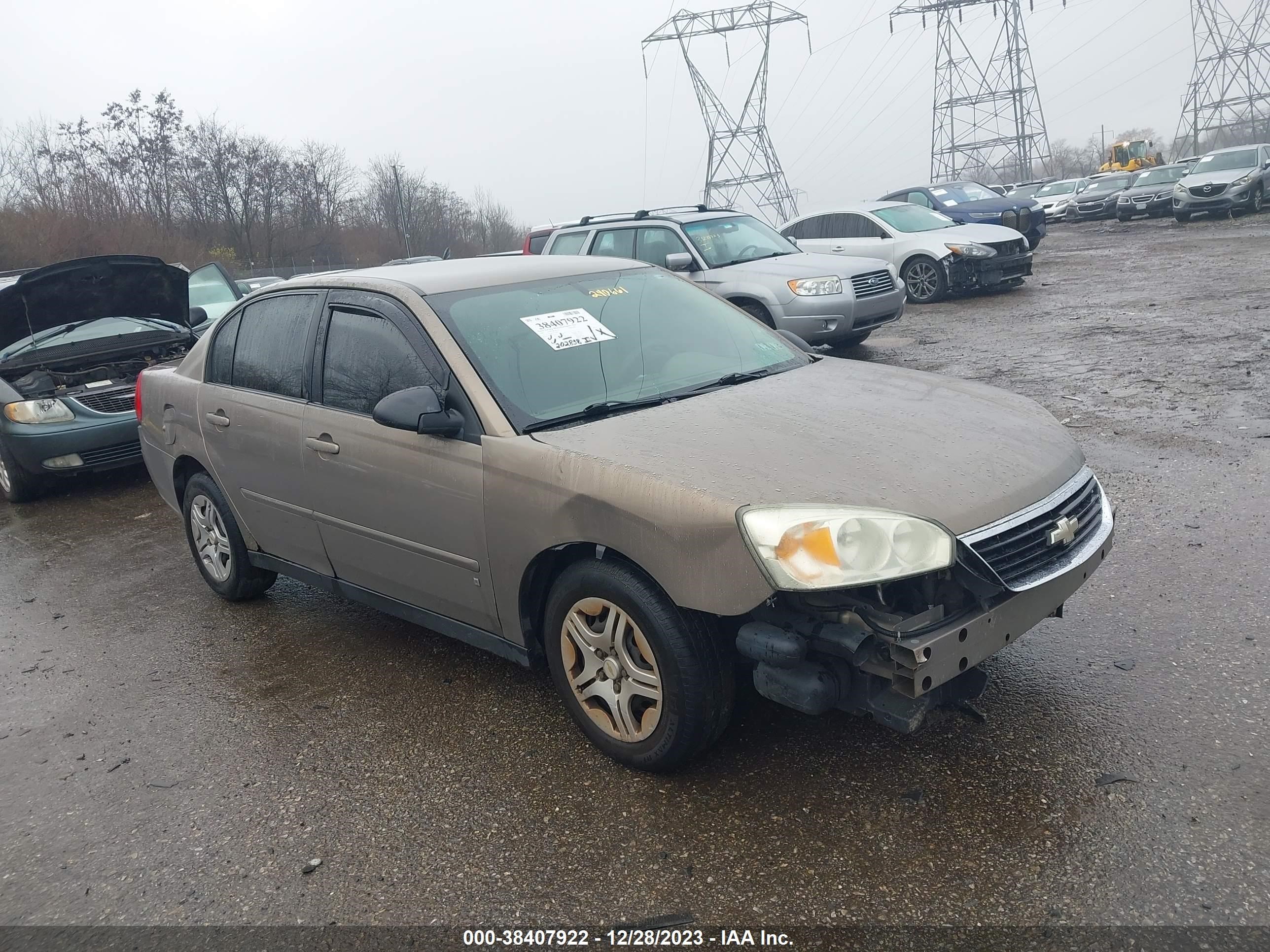 CHEVROLET MALIBU 2007 1g1zs58f47f240661