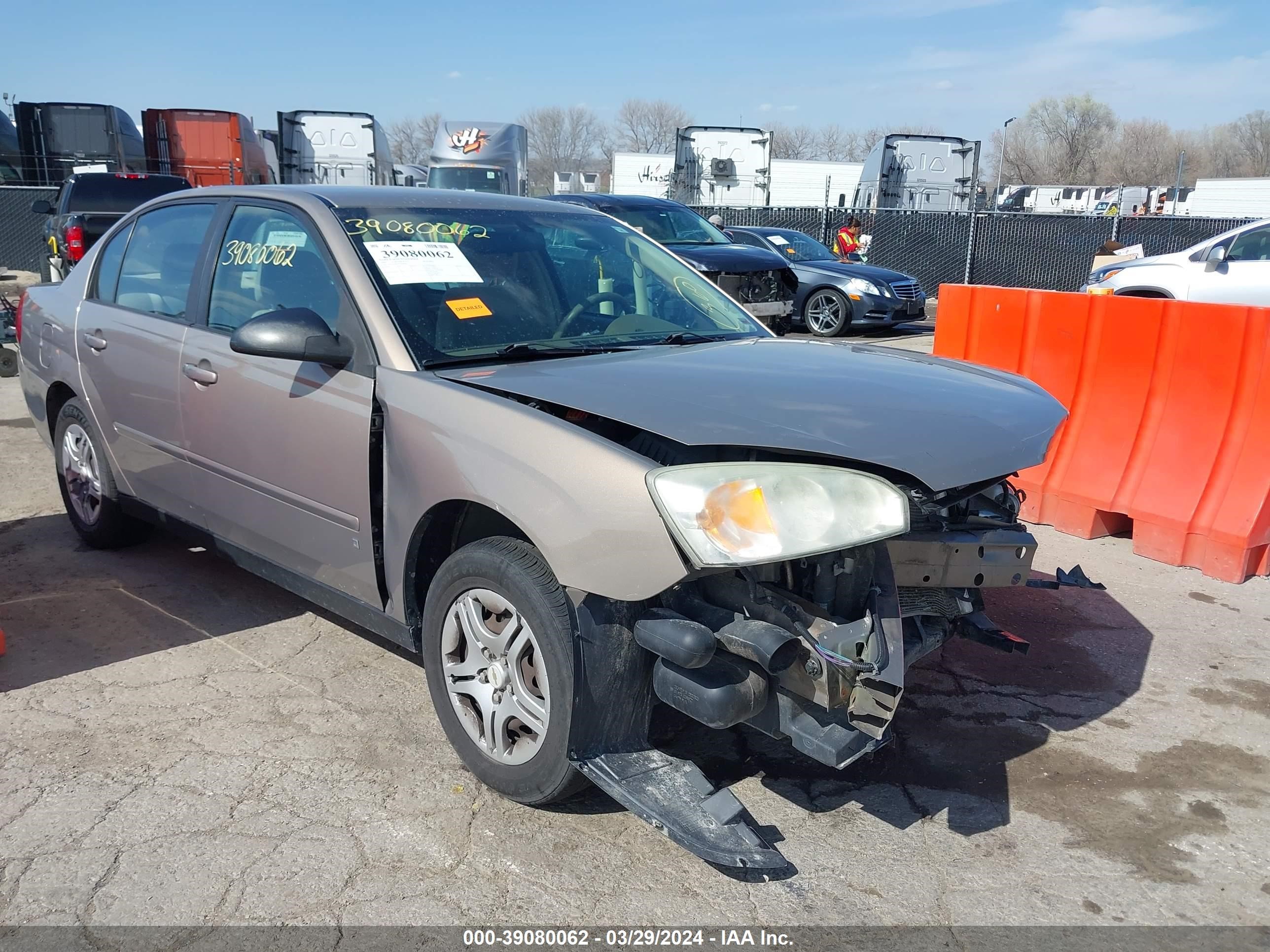 CHEVROLET MALIBU 2007 1g1zs58f77f188605