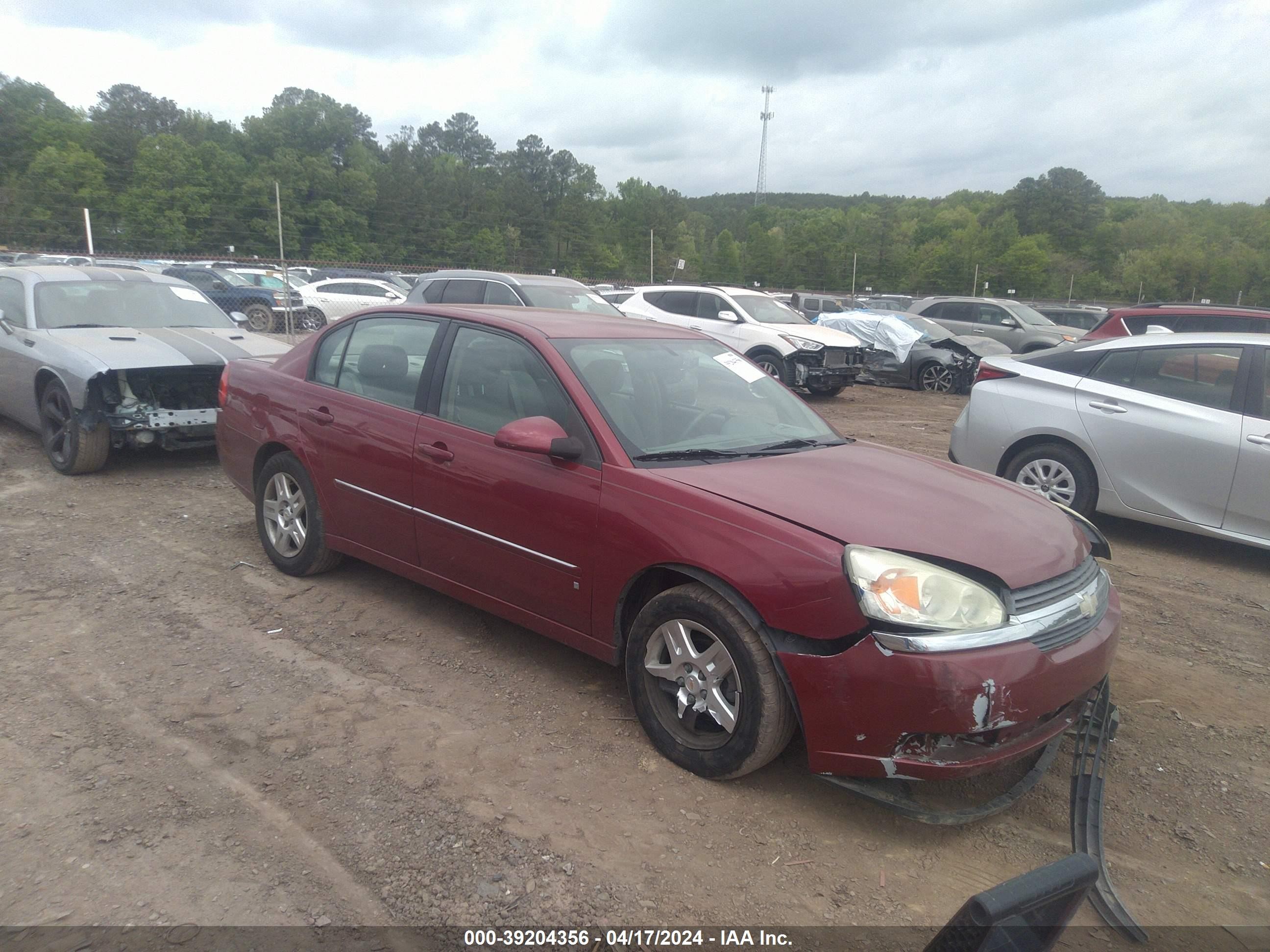 CHEVROLET MALIBU 2006 1g1zt51f06f290964