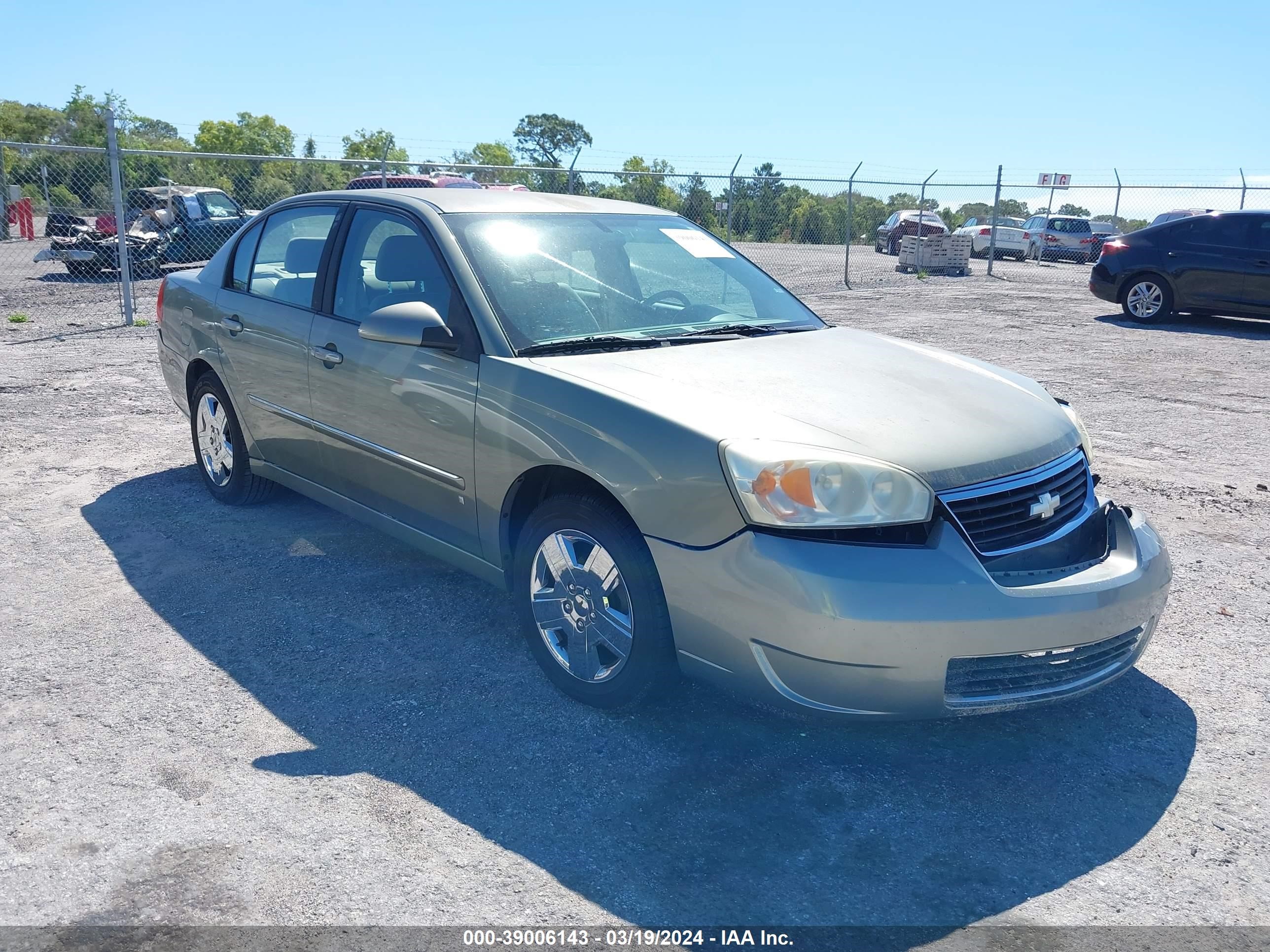 CHEVROLET MALIBU 2006 1g1zt51f16f265488