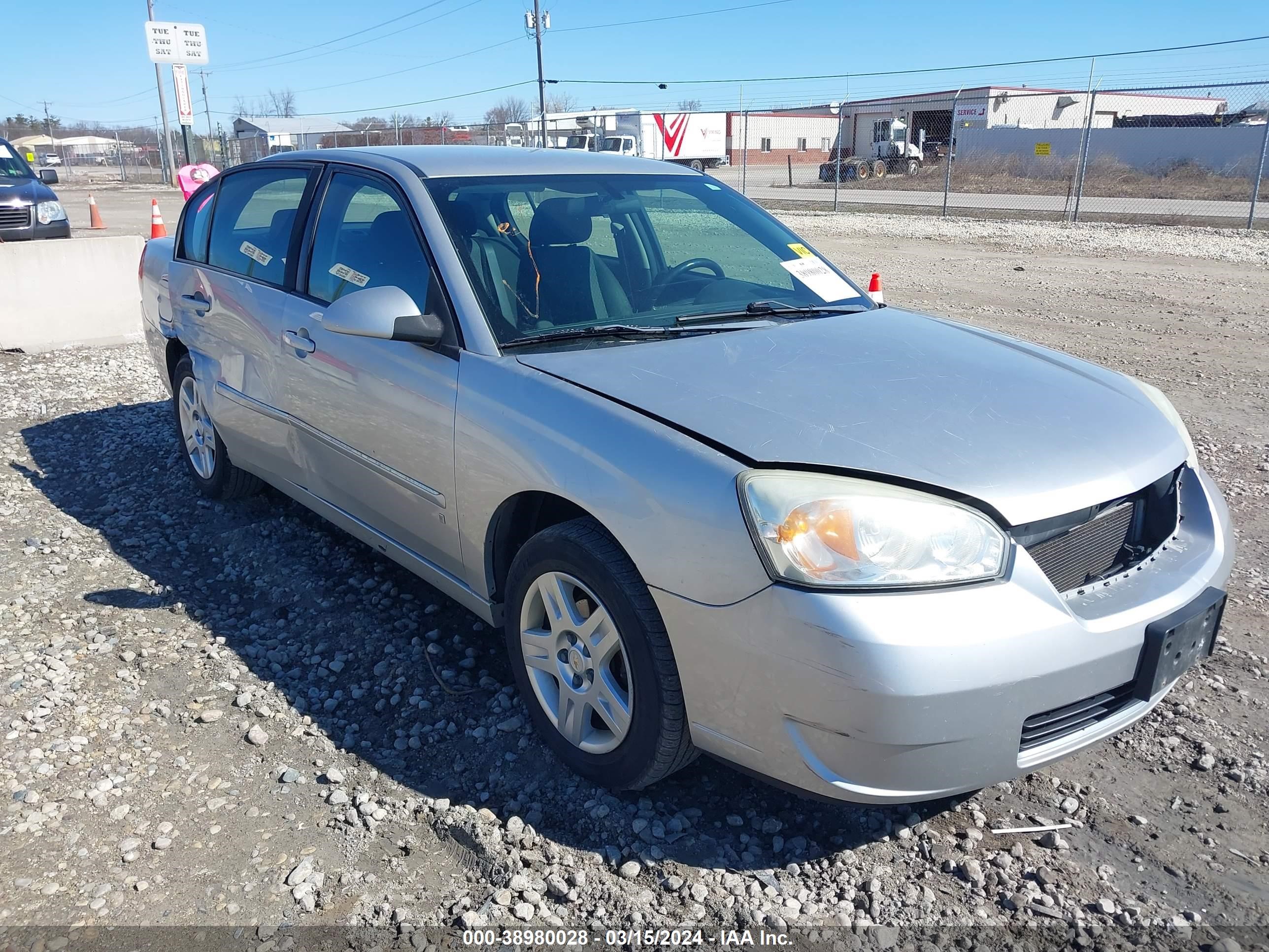 CHEVROLET MALIBU 2006 1g1zt51f56f186566