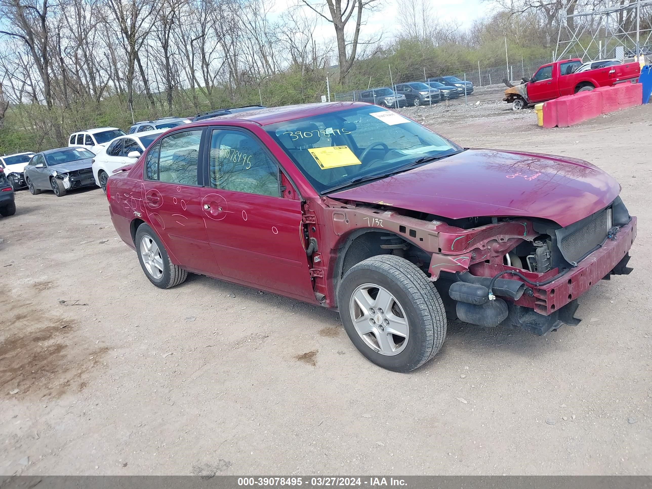 CHEVROLET MALIBU 2005 1g1zt54845f115600