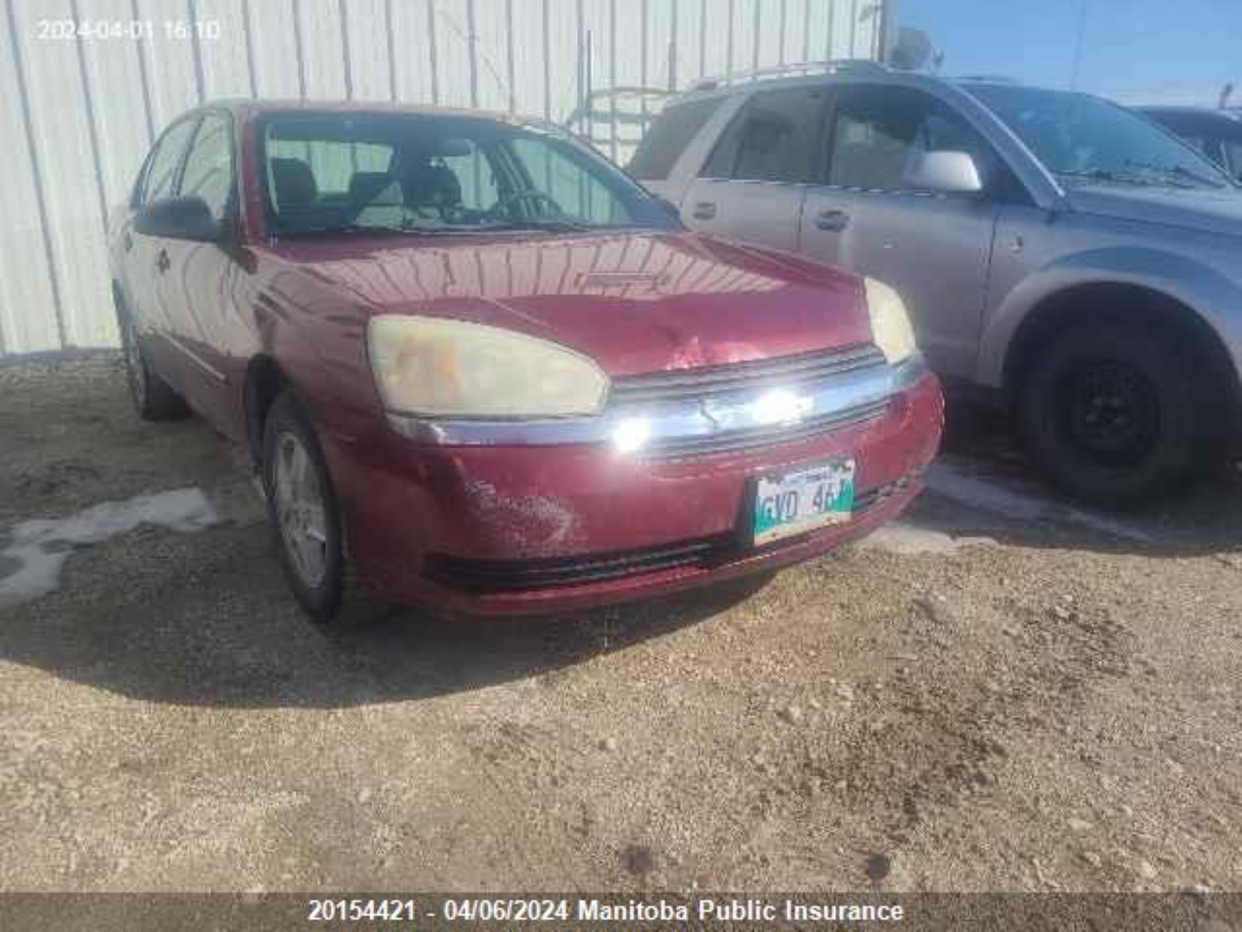 CHEVROLET MALIBU 2004 1g1zt54854f170216