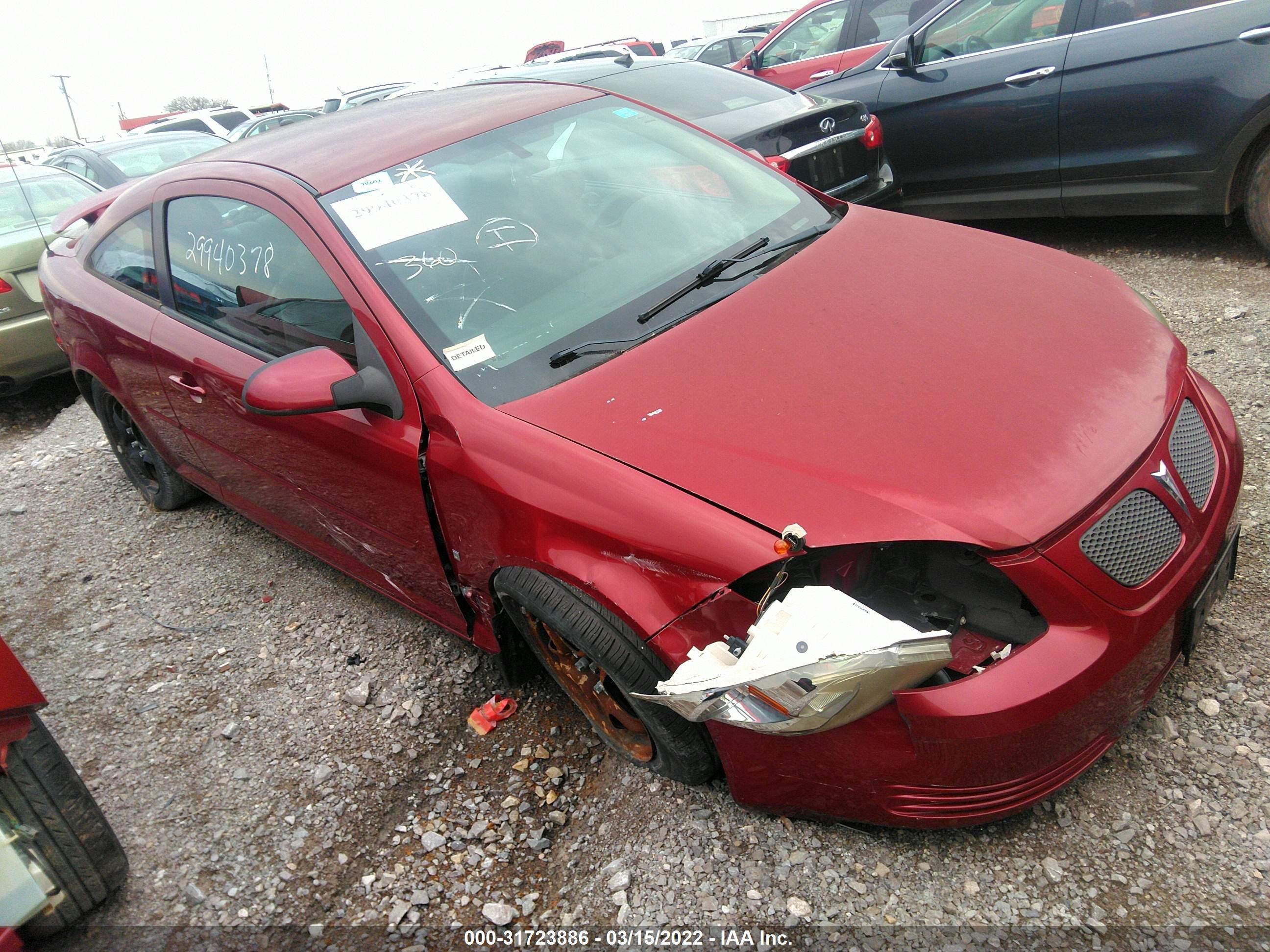 PONTIAC G5 2008 1g2al18f887197825