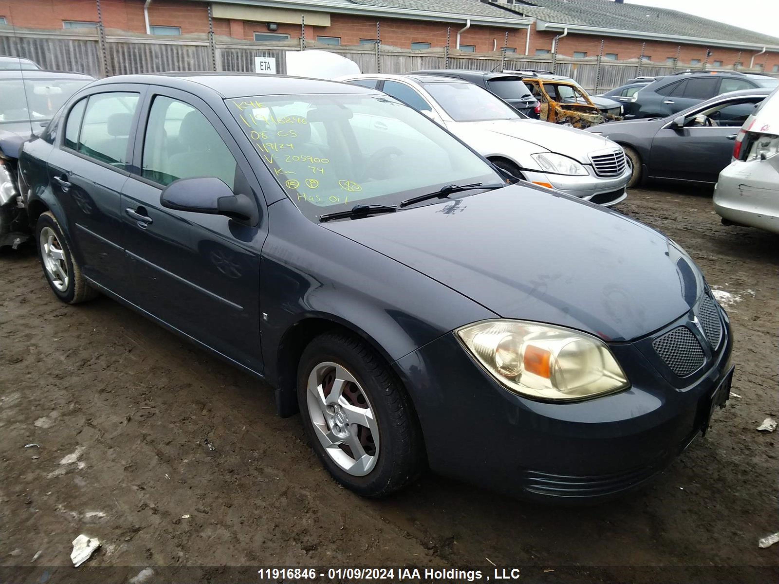 PONTIAC G5 2008 1g2al58f687205900