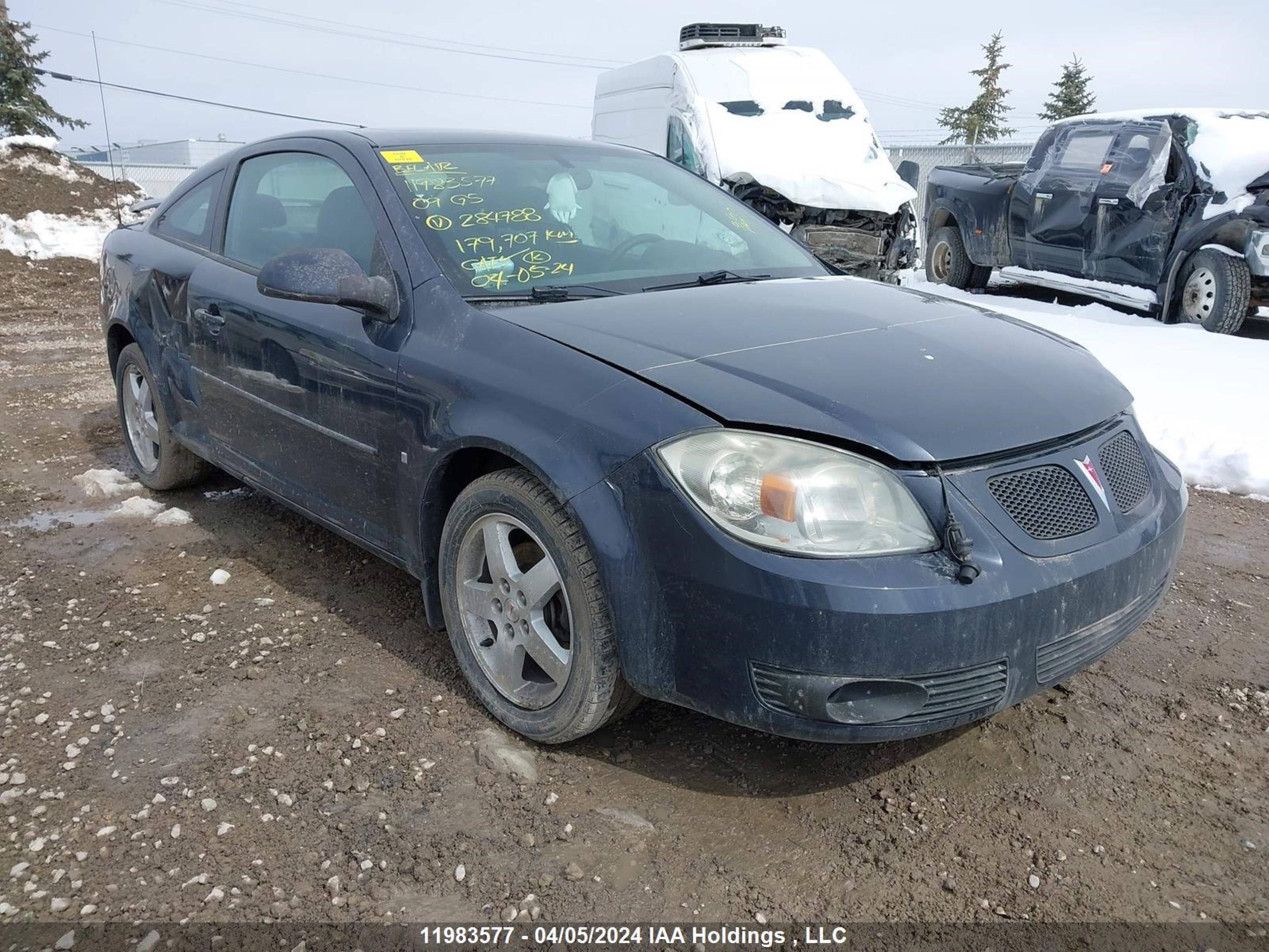 PONTIAC G5 2009 1g2as18h697284788