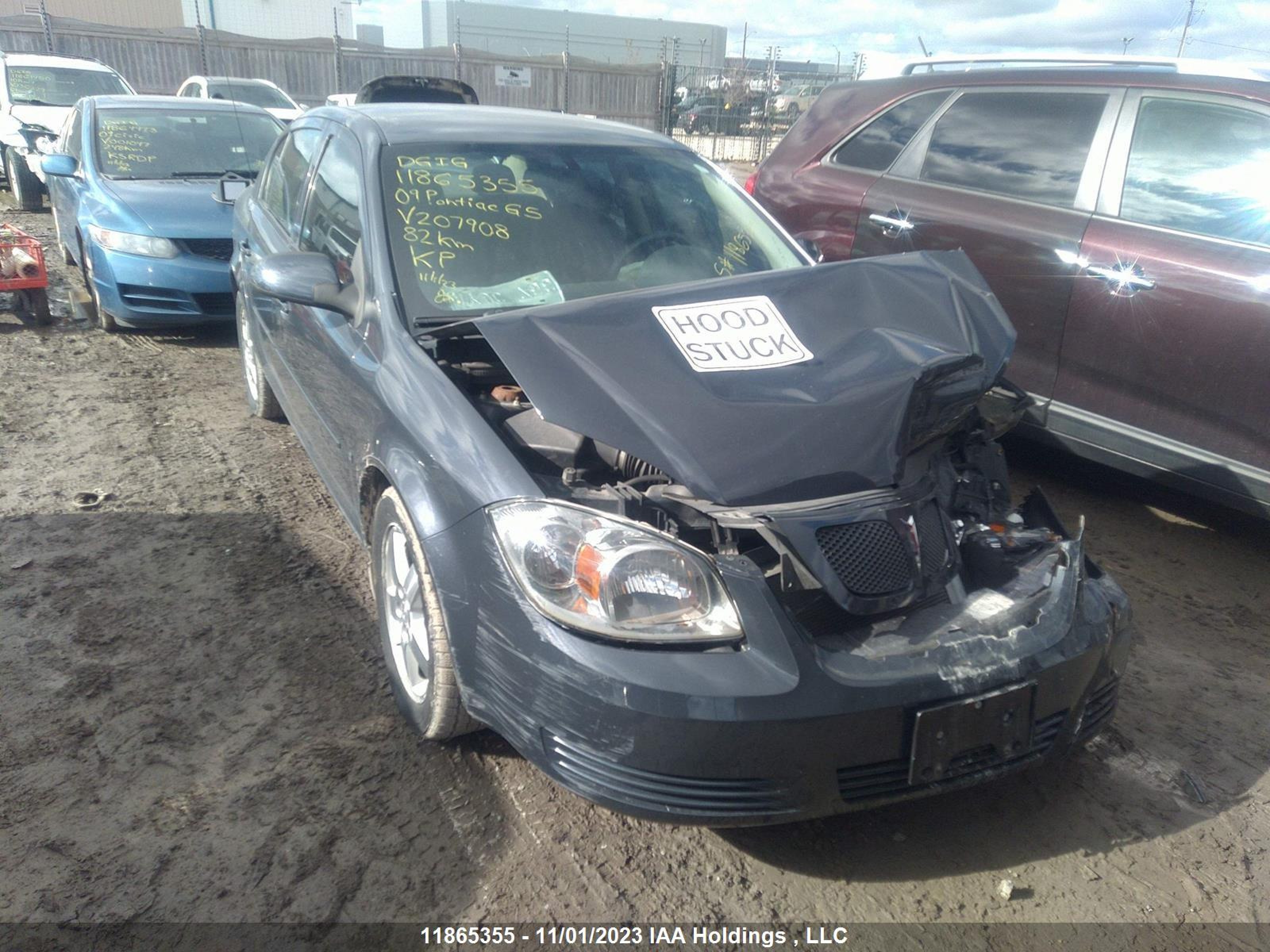 PONTIAC G5 2009 1g2as55h797207908