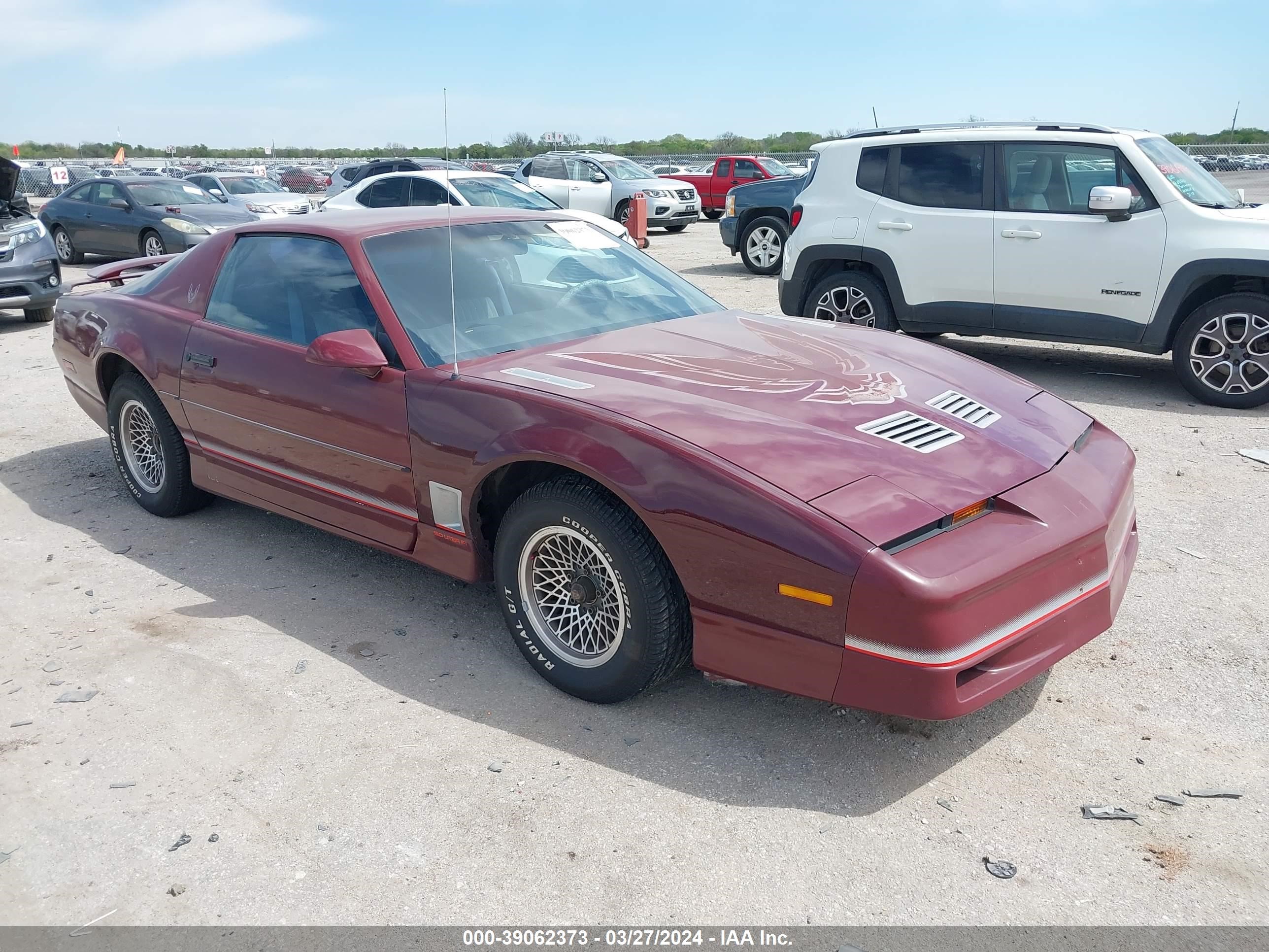 PONTIAC FIREBIRD 1985 1g2fw87f9fl606670