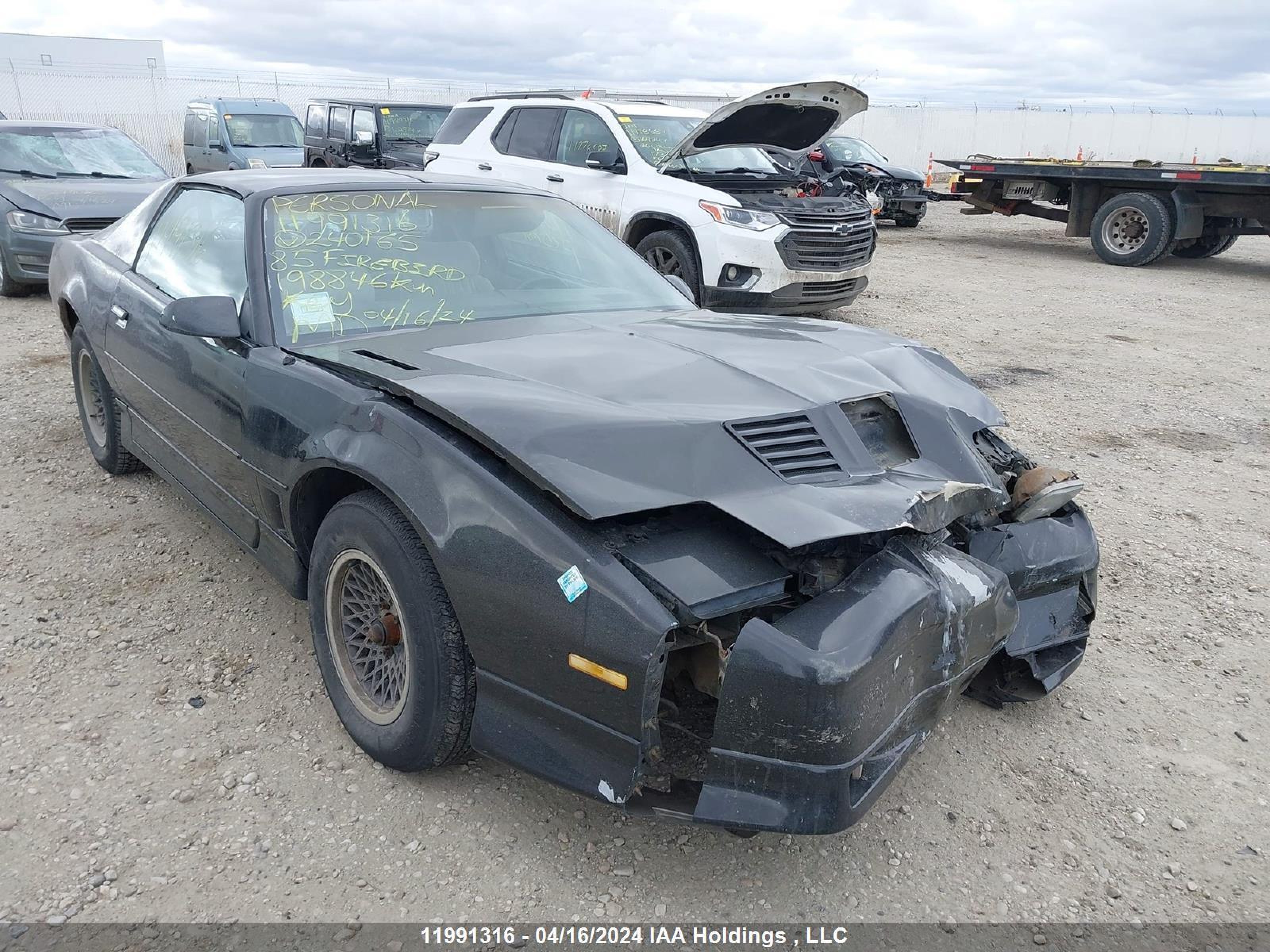 PONTIAC FIREBIRD 1985 1g2fw87h9fn240165