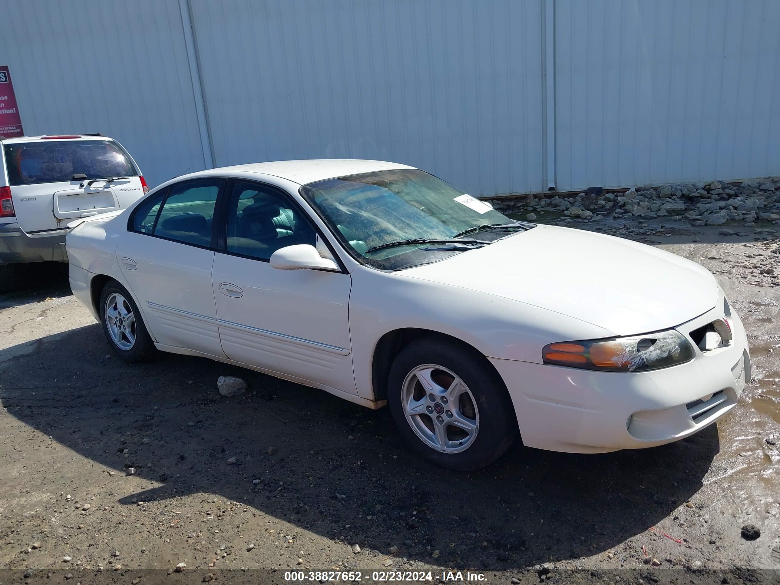 PONTIAC BONNEVILLE 2002 1g2hx54k124189071