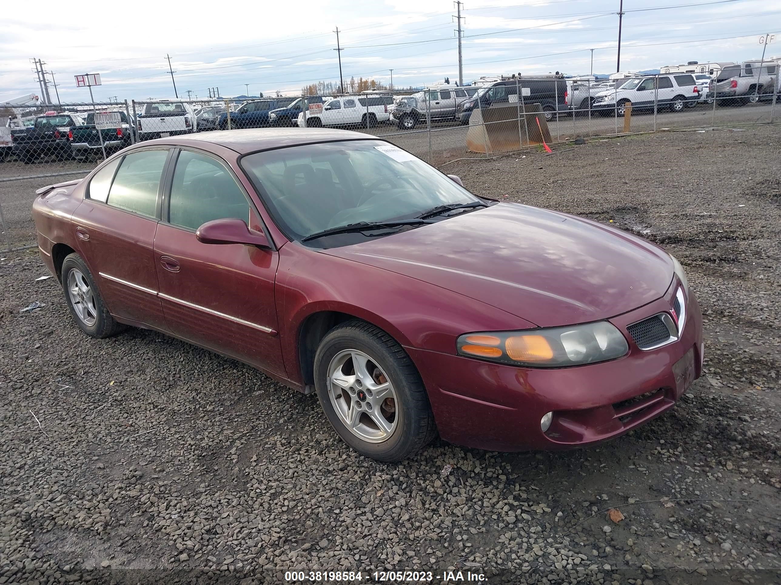 PONTIAC BONNEVILLE 2002 1g2hx54k224102374