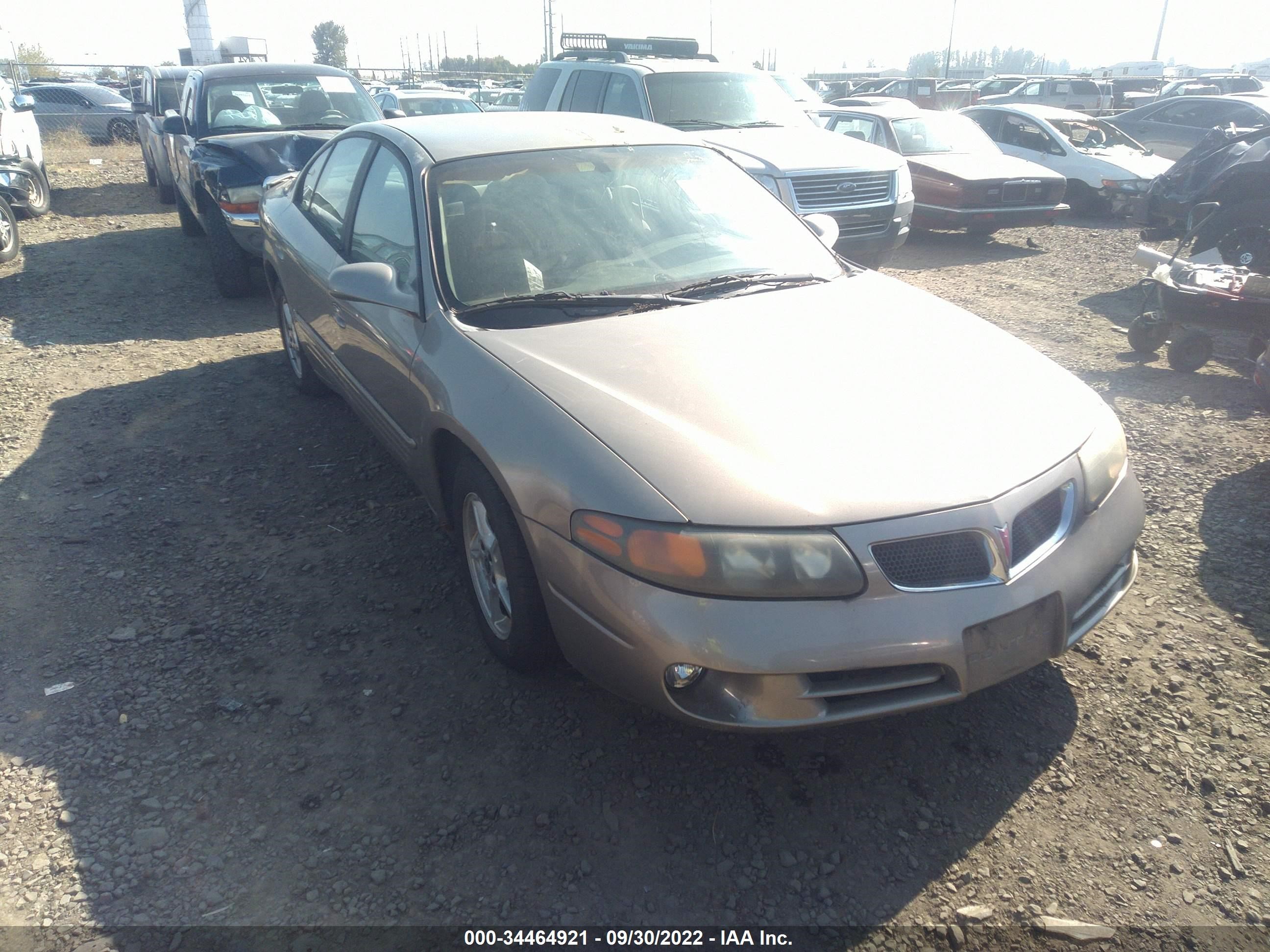 PONTIAC BONNEVILLE 2002 1g2hx54k424173995