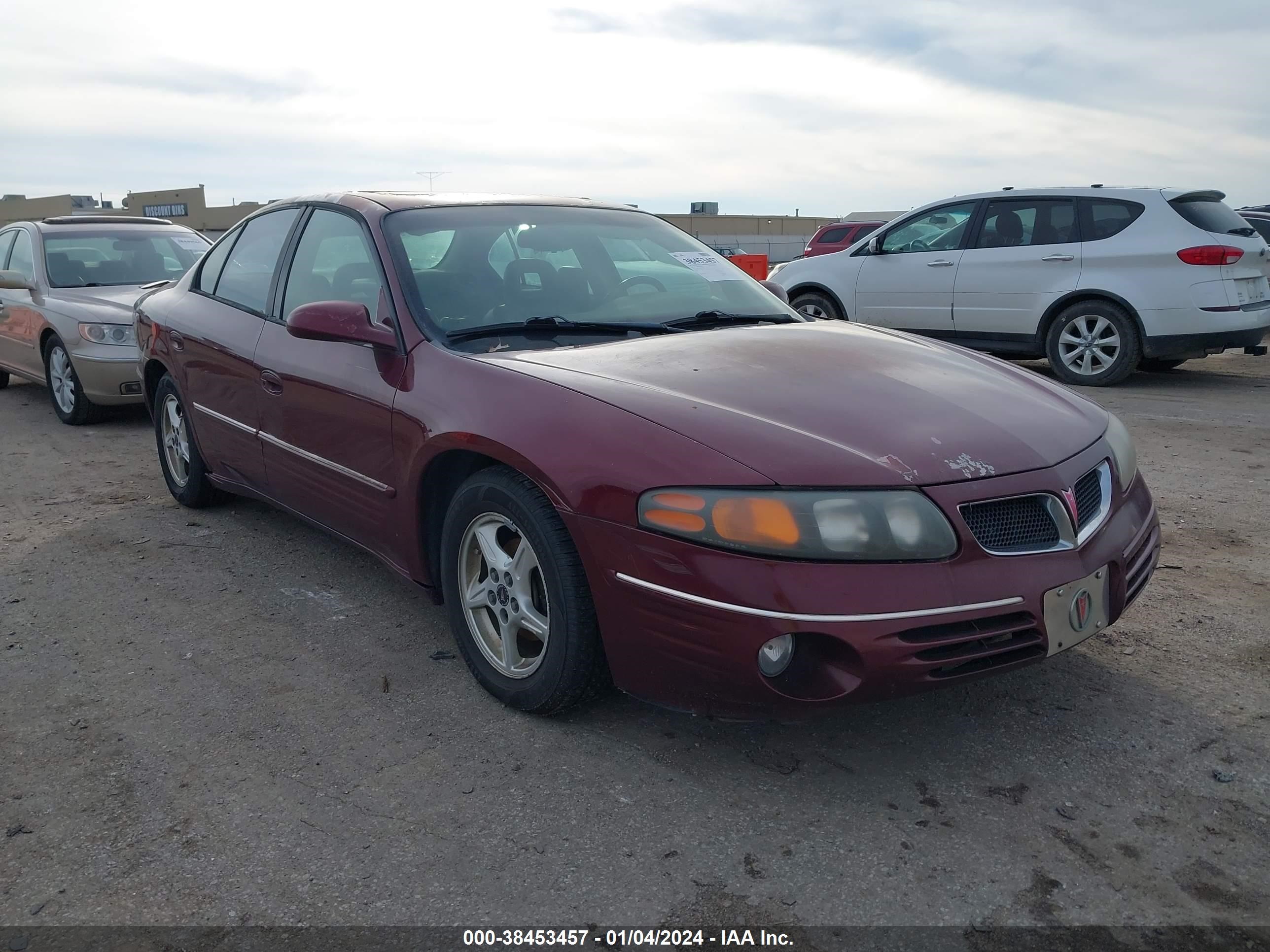 PONTIAC BONNEVILLE 2001 1g2hx54k514161272