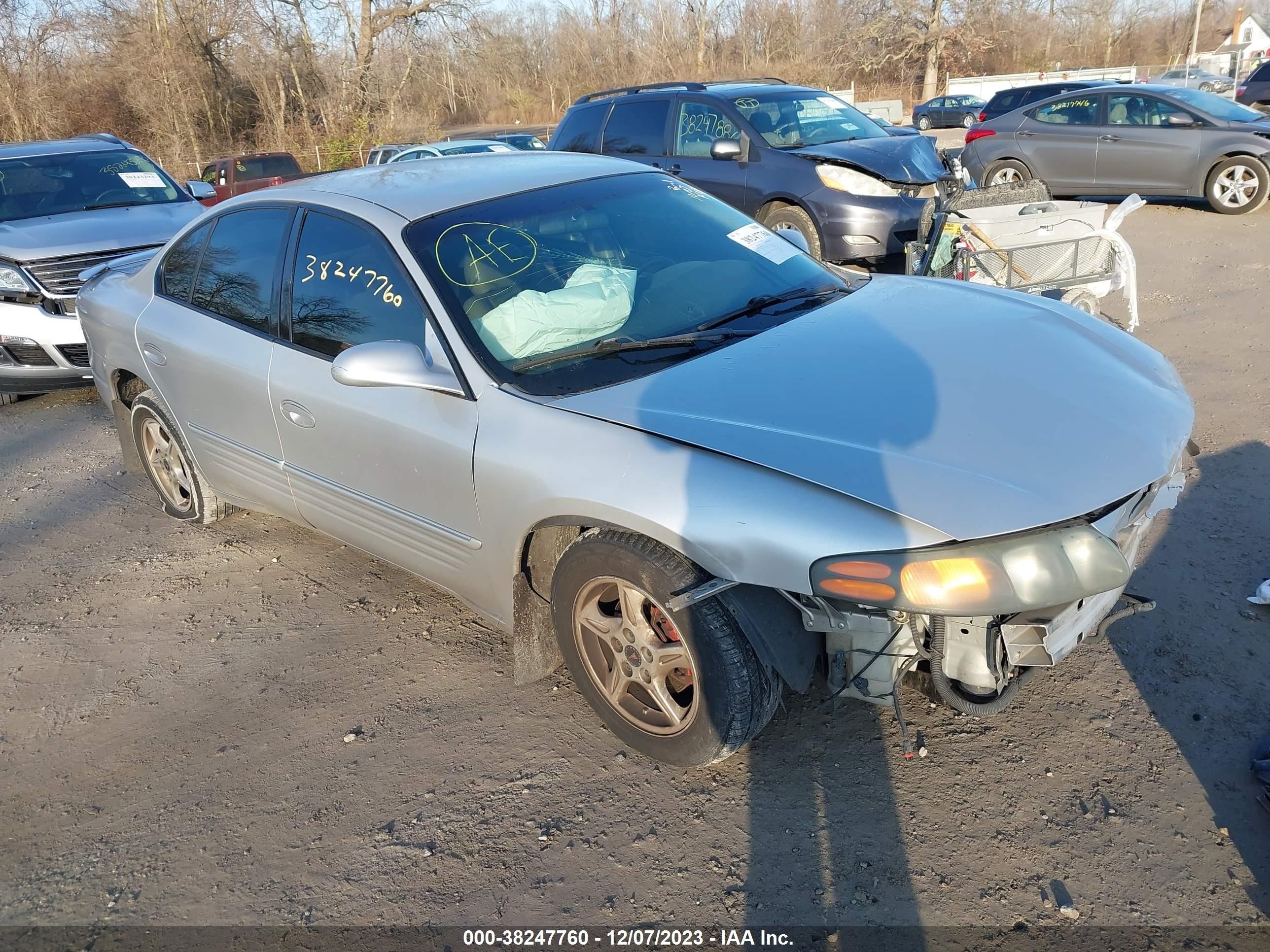 PONTIAC BONNEVILLE 2002 1g2hx54k624178230