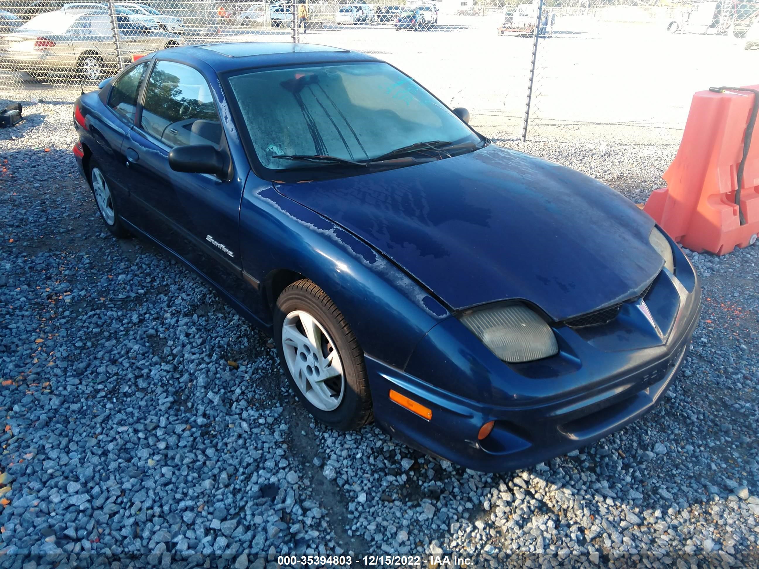 PONTIAC SUNFIRE 2001 1g2jb124717222150