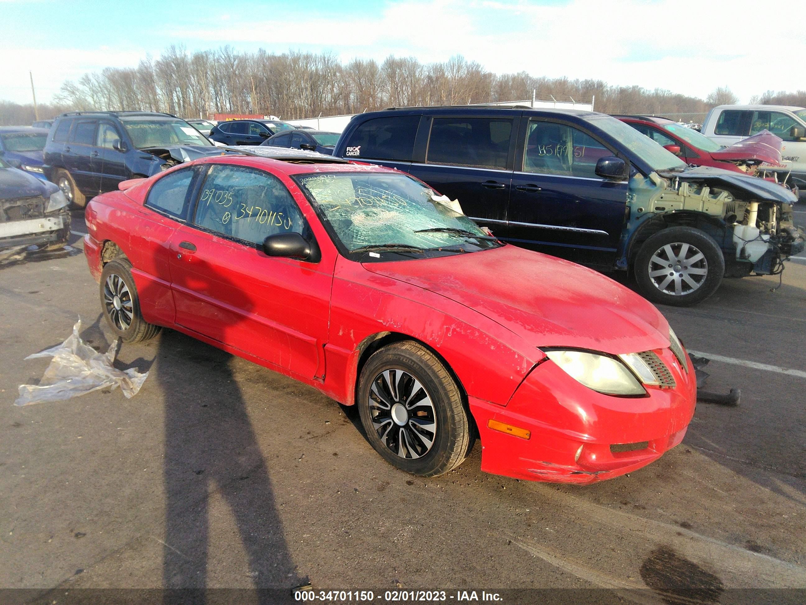 PONTIAC SUNFIRE 2004 1g2jb12f047139035