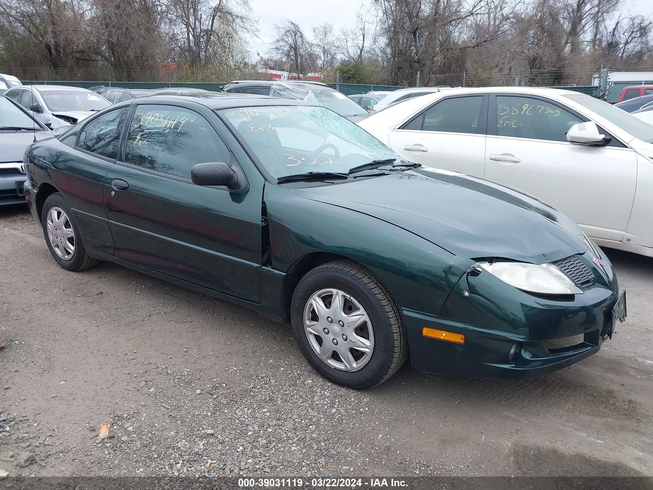 PONTIAC SUNFIRE 2003 1g2jb12f637316556