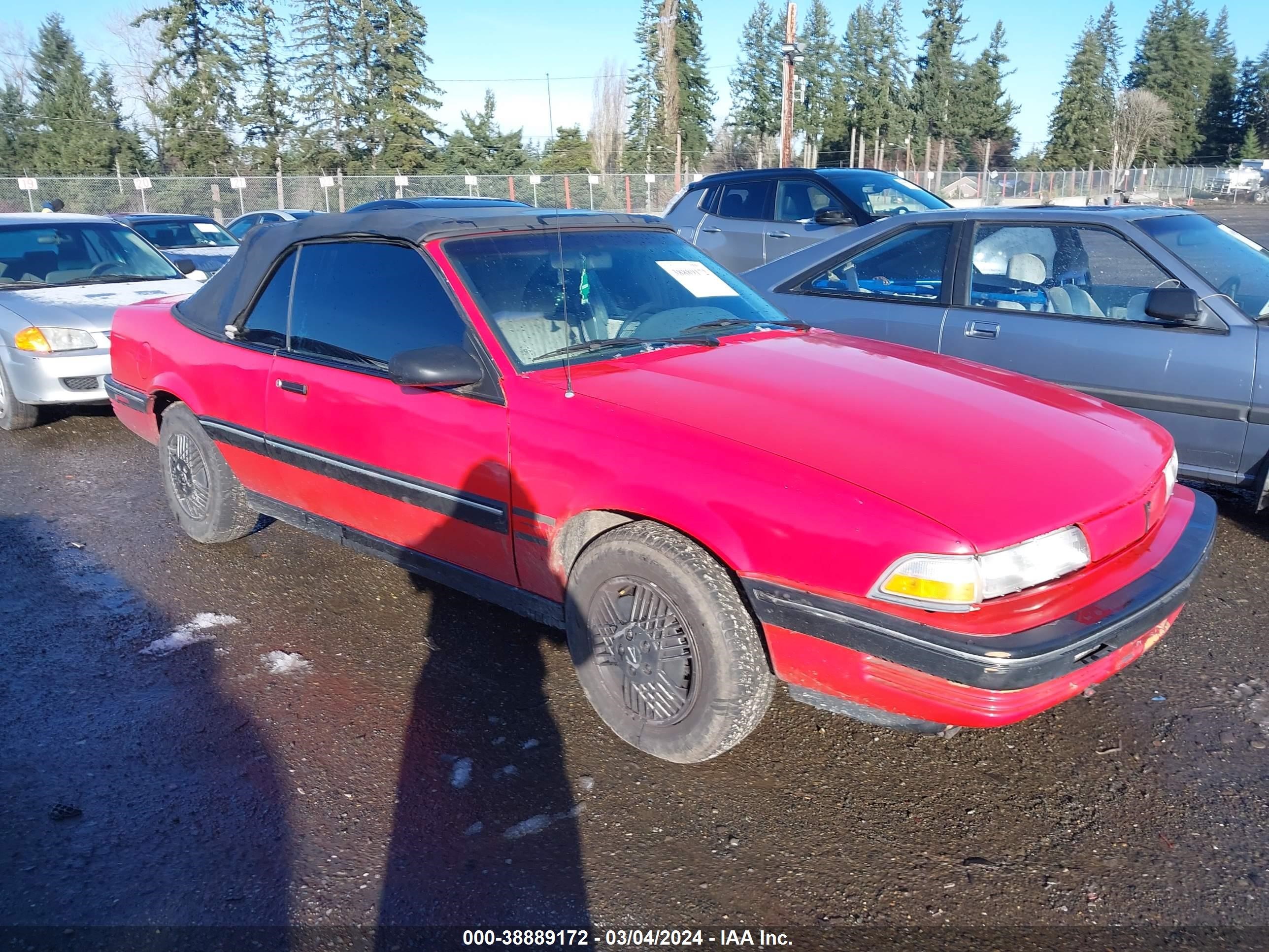 PONTIAC SUNBIRD 1991 1g2jb31t1m7616042