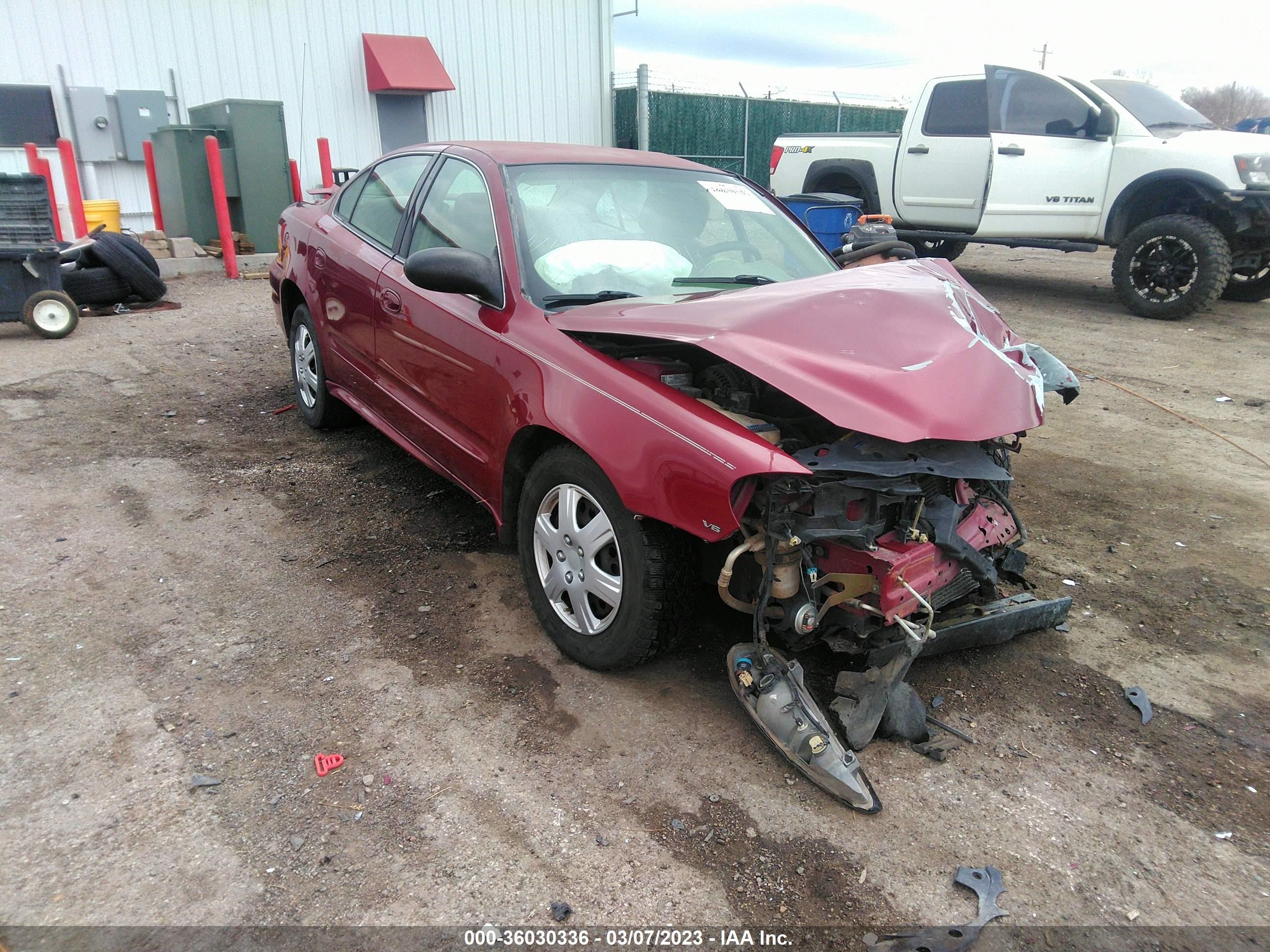 PONTIAC GRAND AM 2005 1g2ne52e15m140754