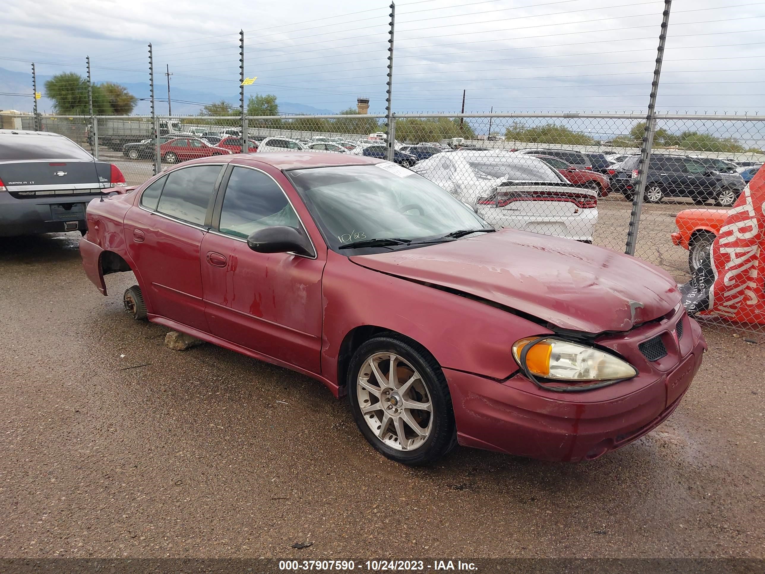 PONTIAC GRAND AM 2004 1g2ne52f34c181531