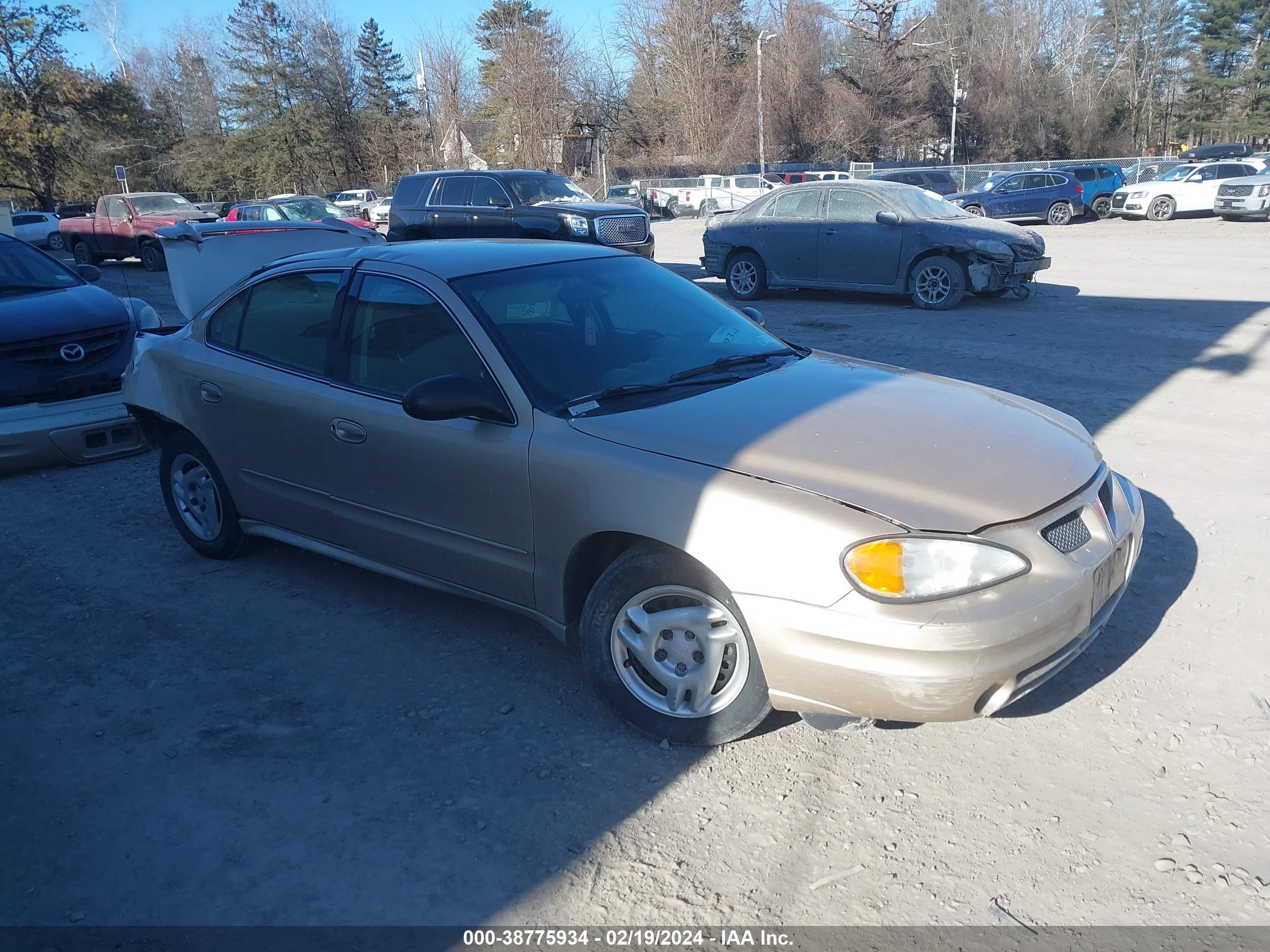 PONTIAC GRAND AM 2003 1g2ne52f43c206676