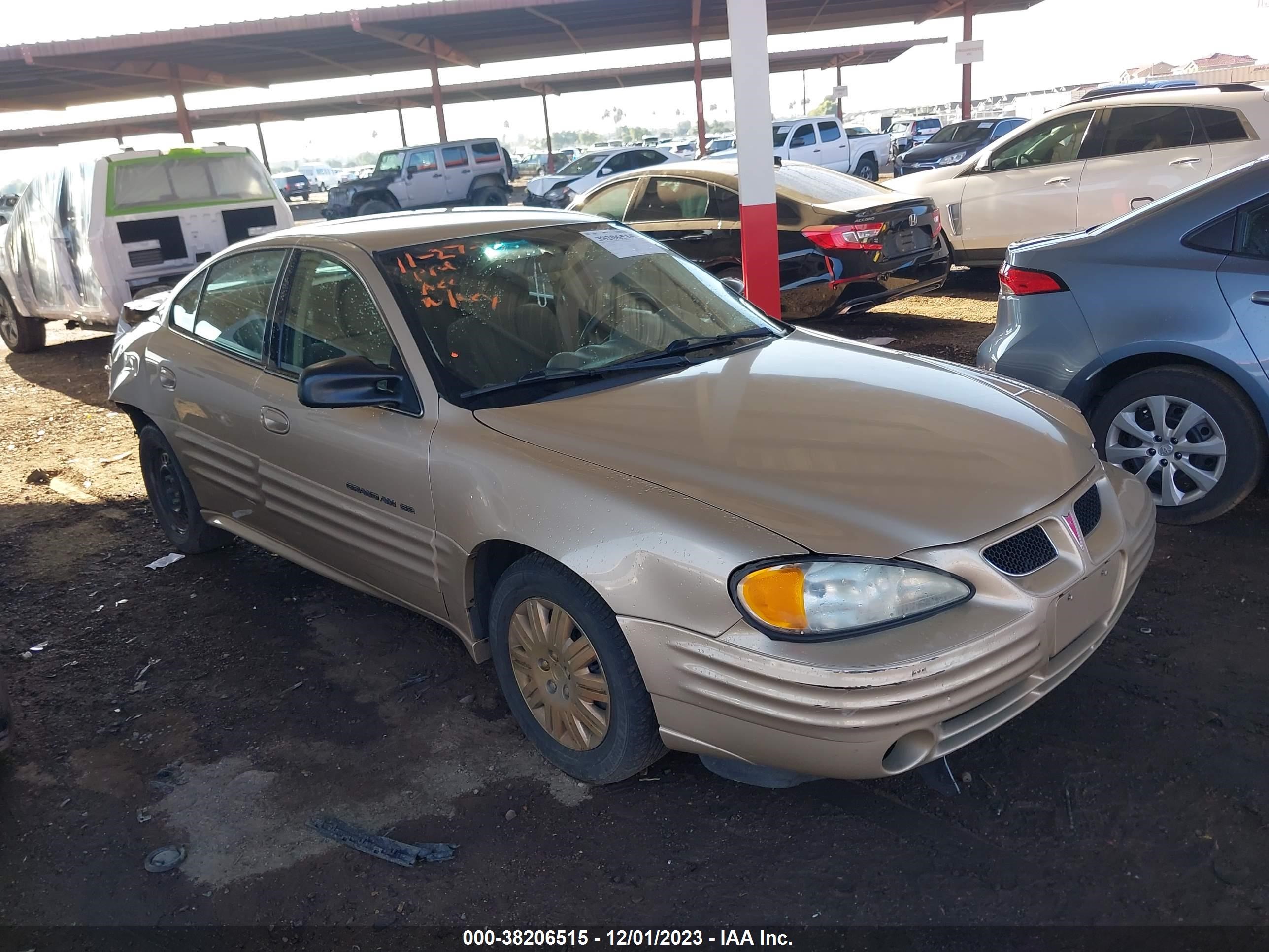 PONTIAC GRAND AM 2001 1g2ne52t71m642306