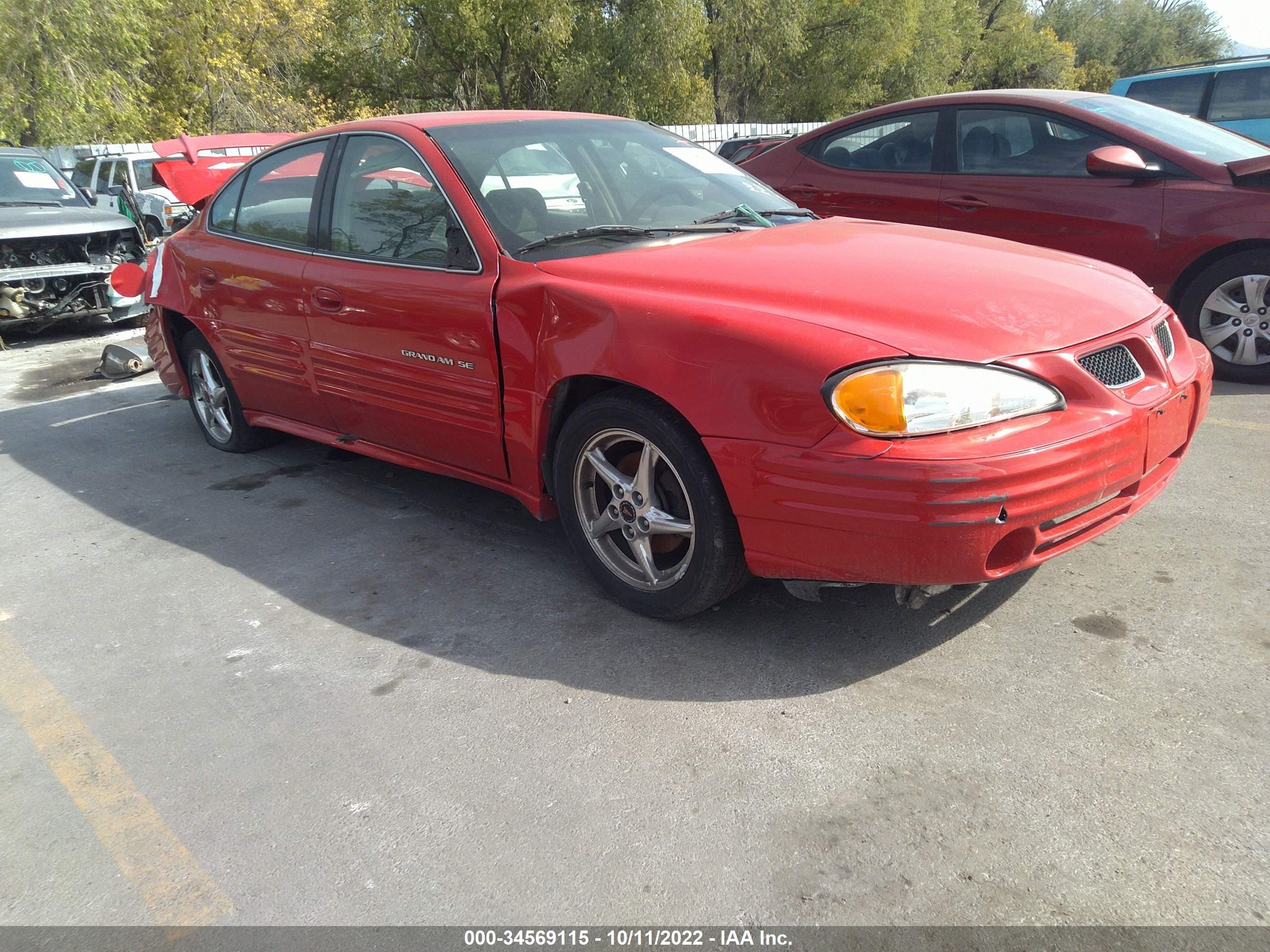 PONTIAC GRAND AM 2000 1g2ne52t8ym711479