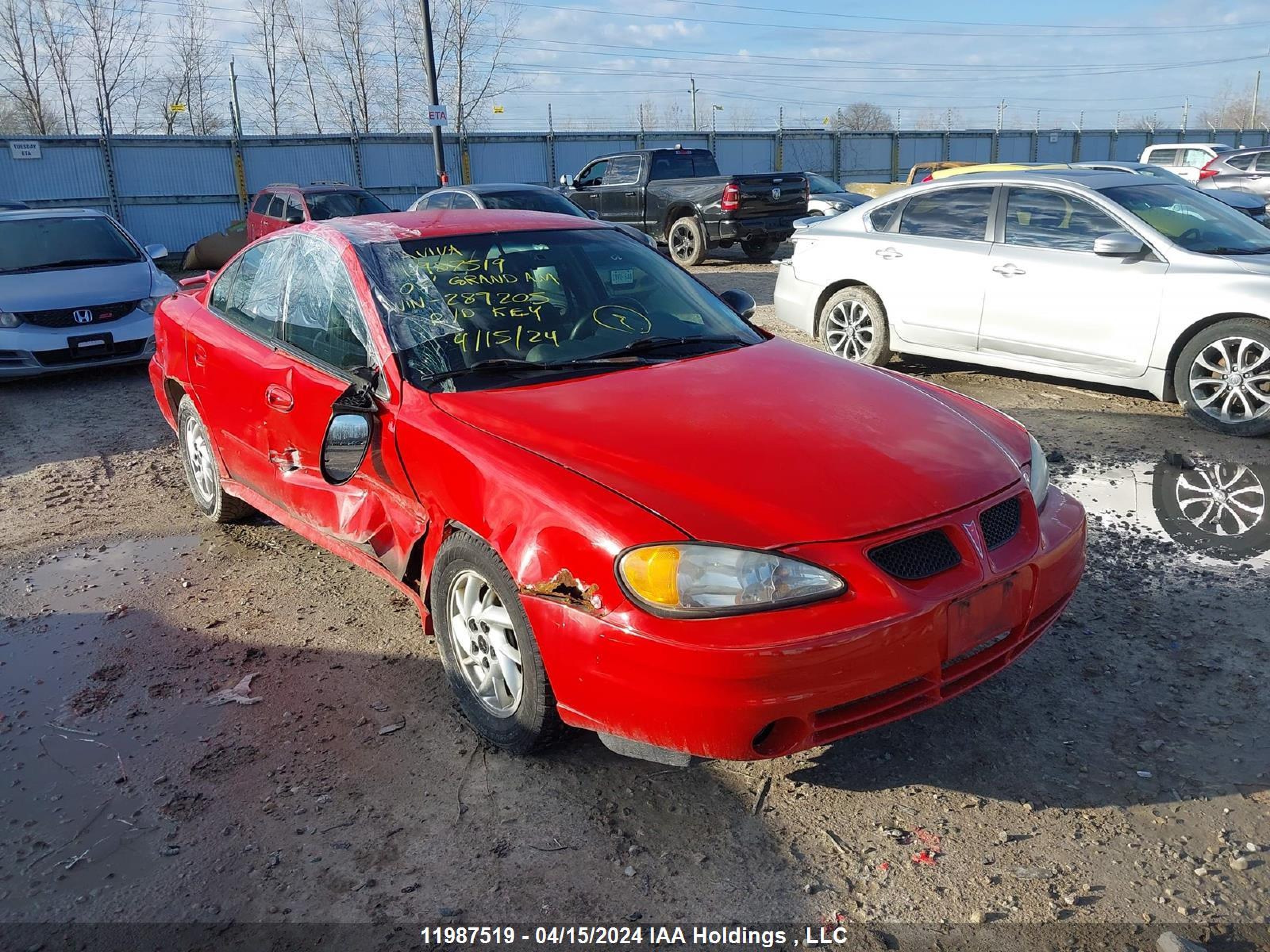 PONTIAC GRAND AM 2003 1g2nf52e03c289205