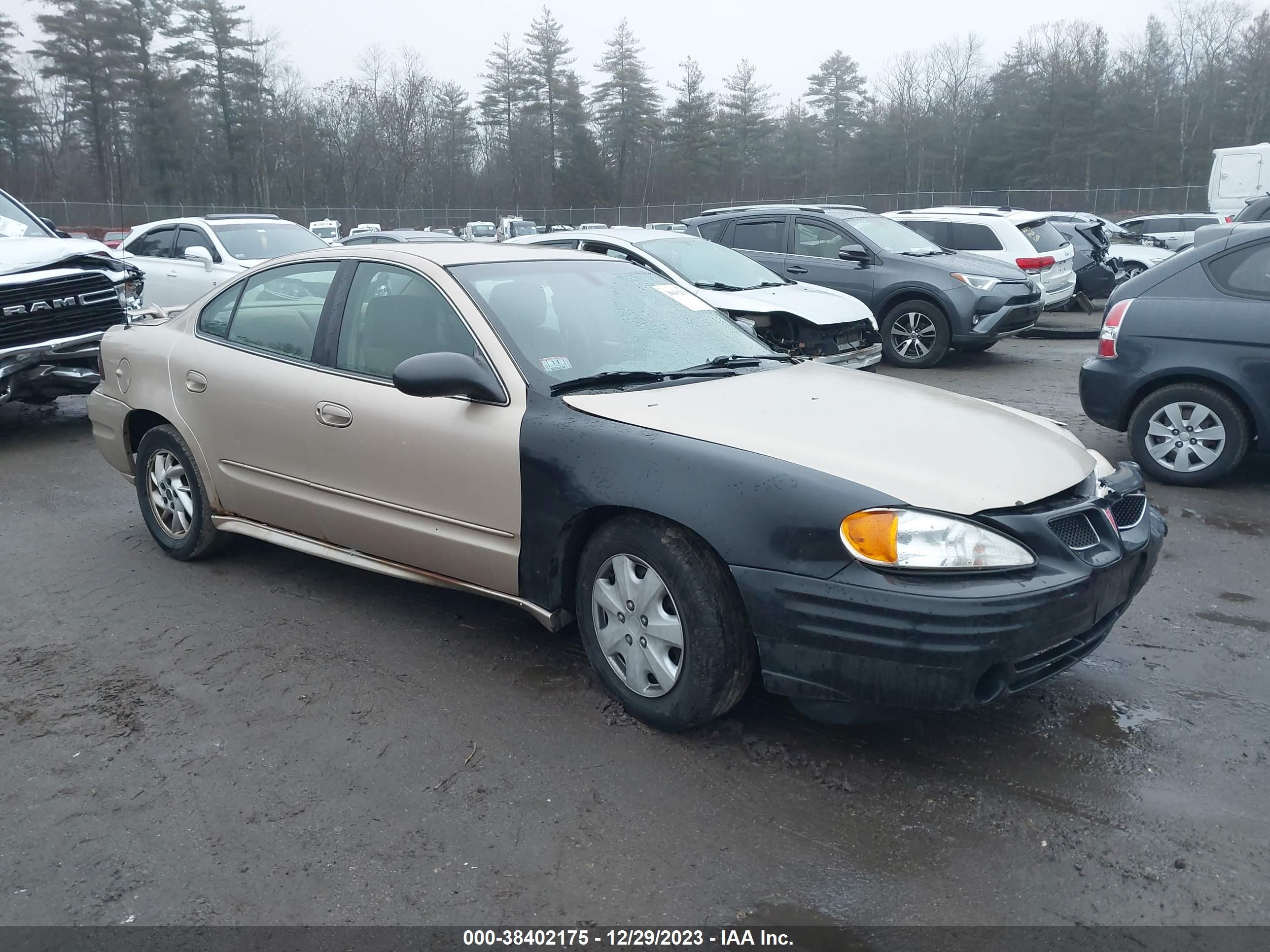 PONTIAC GRAND AM 2003 1g2nf52e33m652476