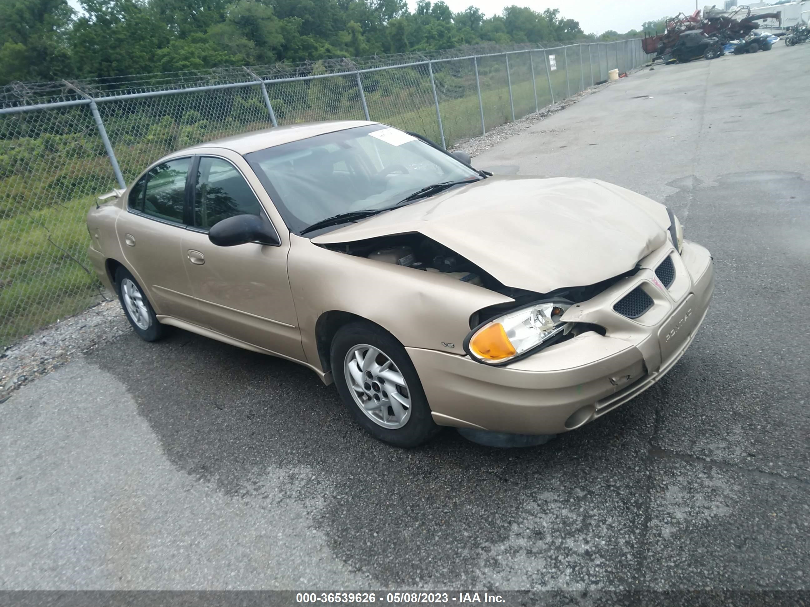 PONTIAC GRAND AM 2004 1g2nf52e44c223239