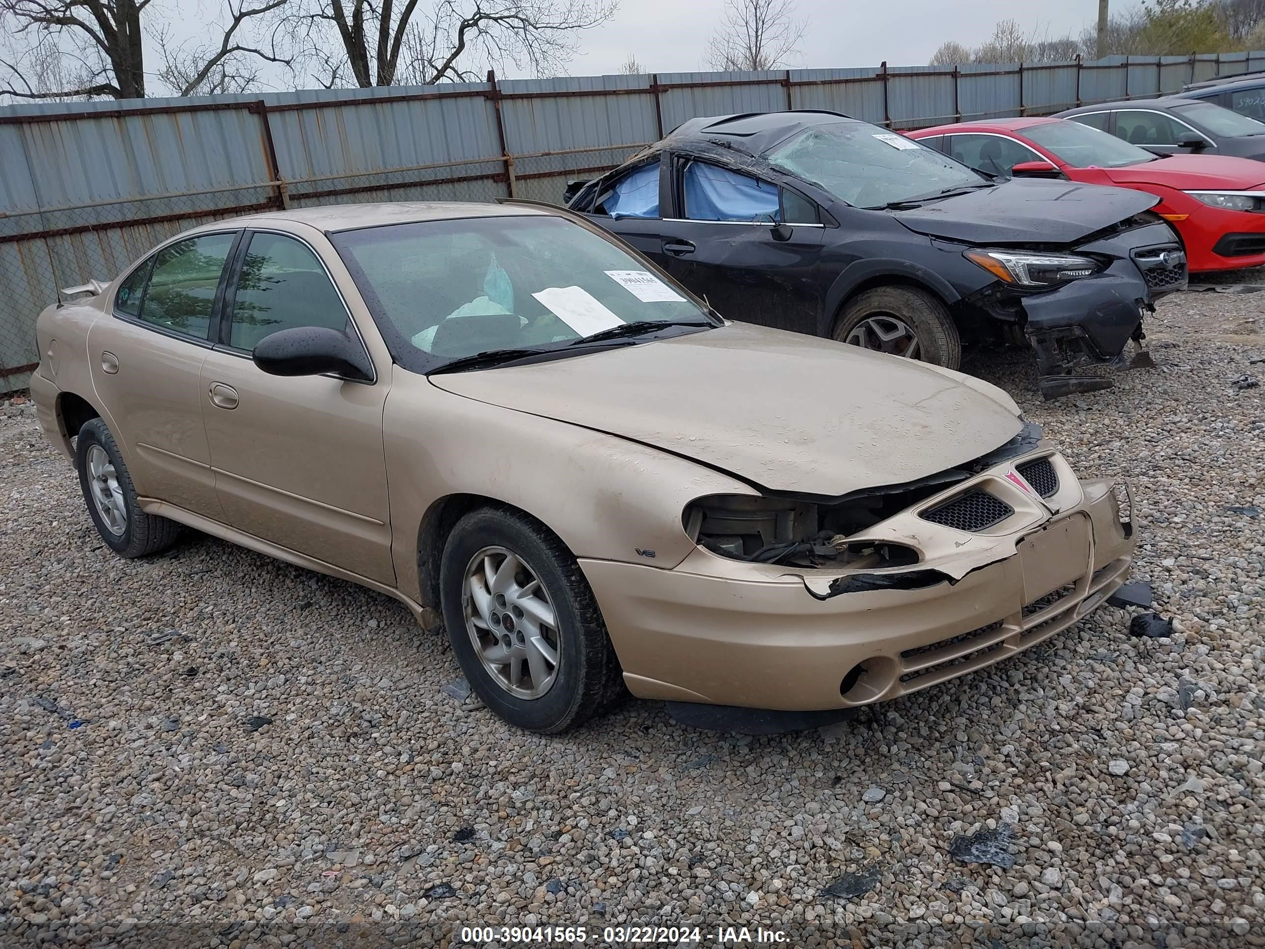 PONTIAC GRAND AM 2003 1g2nf52e53c318956