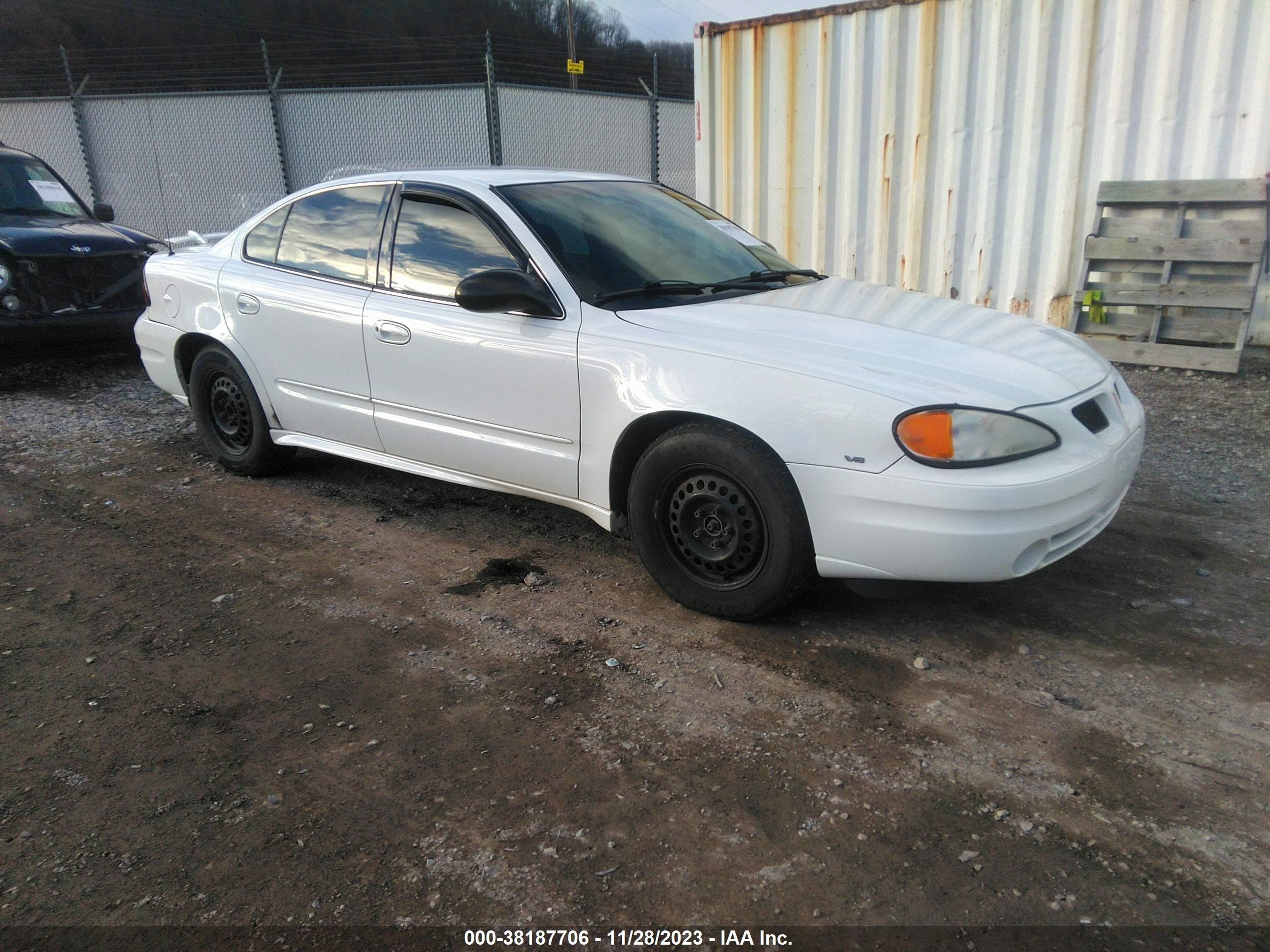 PONTIAC GRAND AM 2003 1g2ng52e93c160392