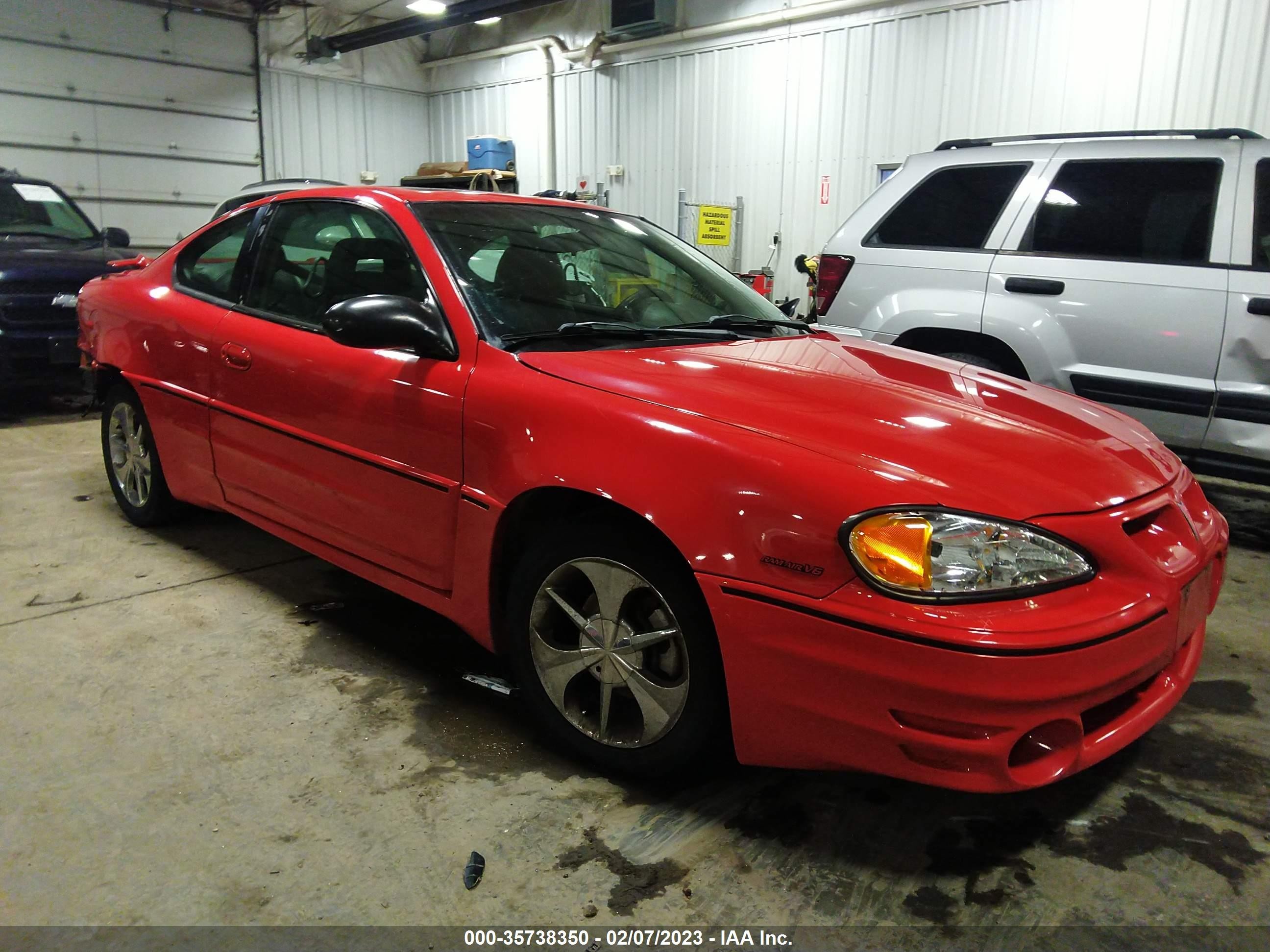 PONTIAC GRAND AM 2003 1g2nw12e33c105982