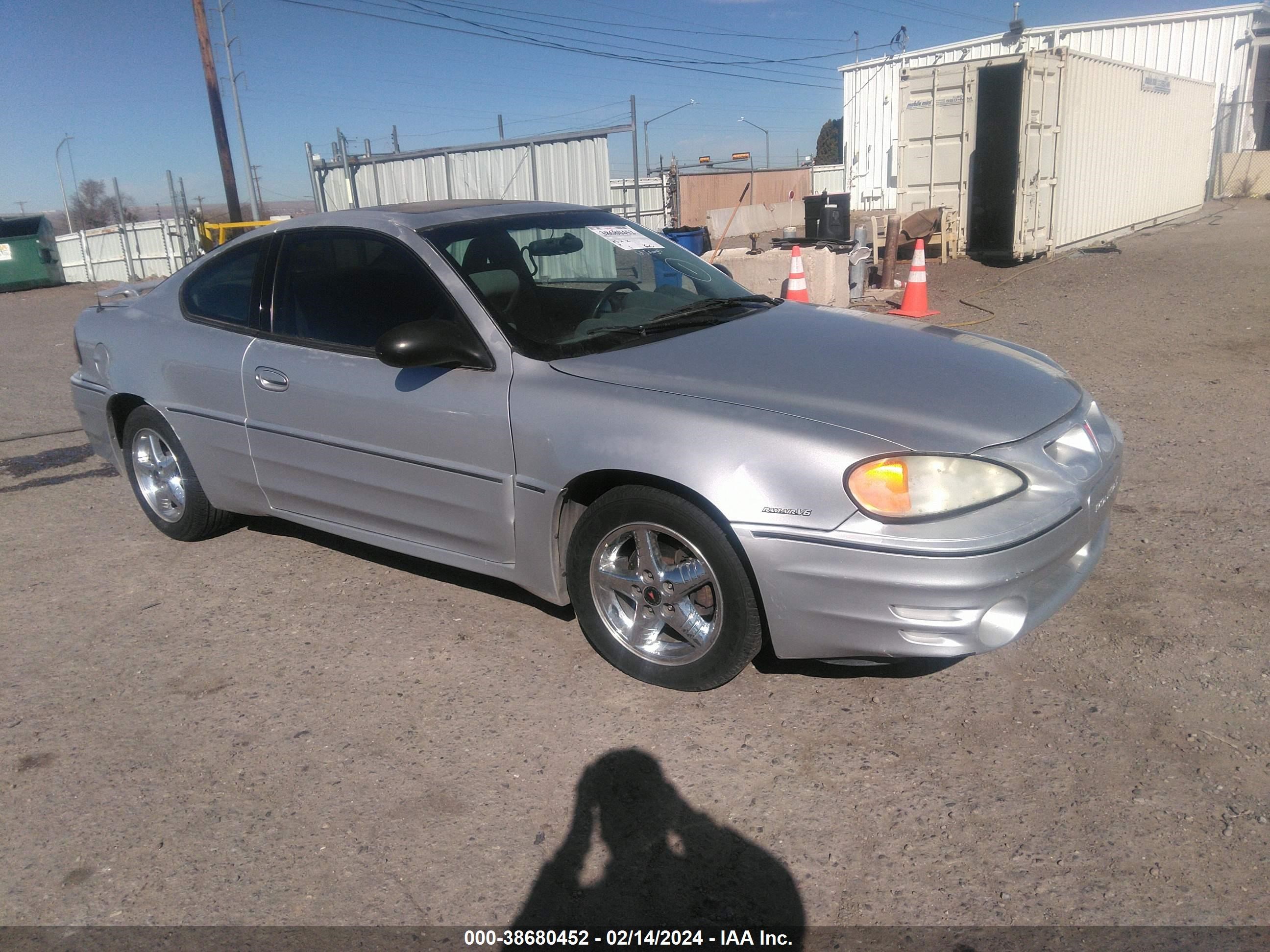 PONTIAC GRAND AM 2003 1g2nw12e93c157715