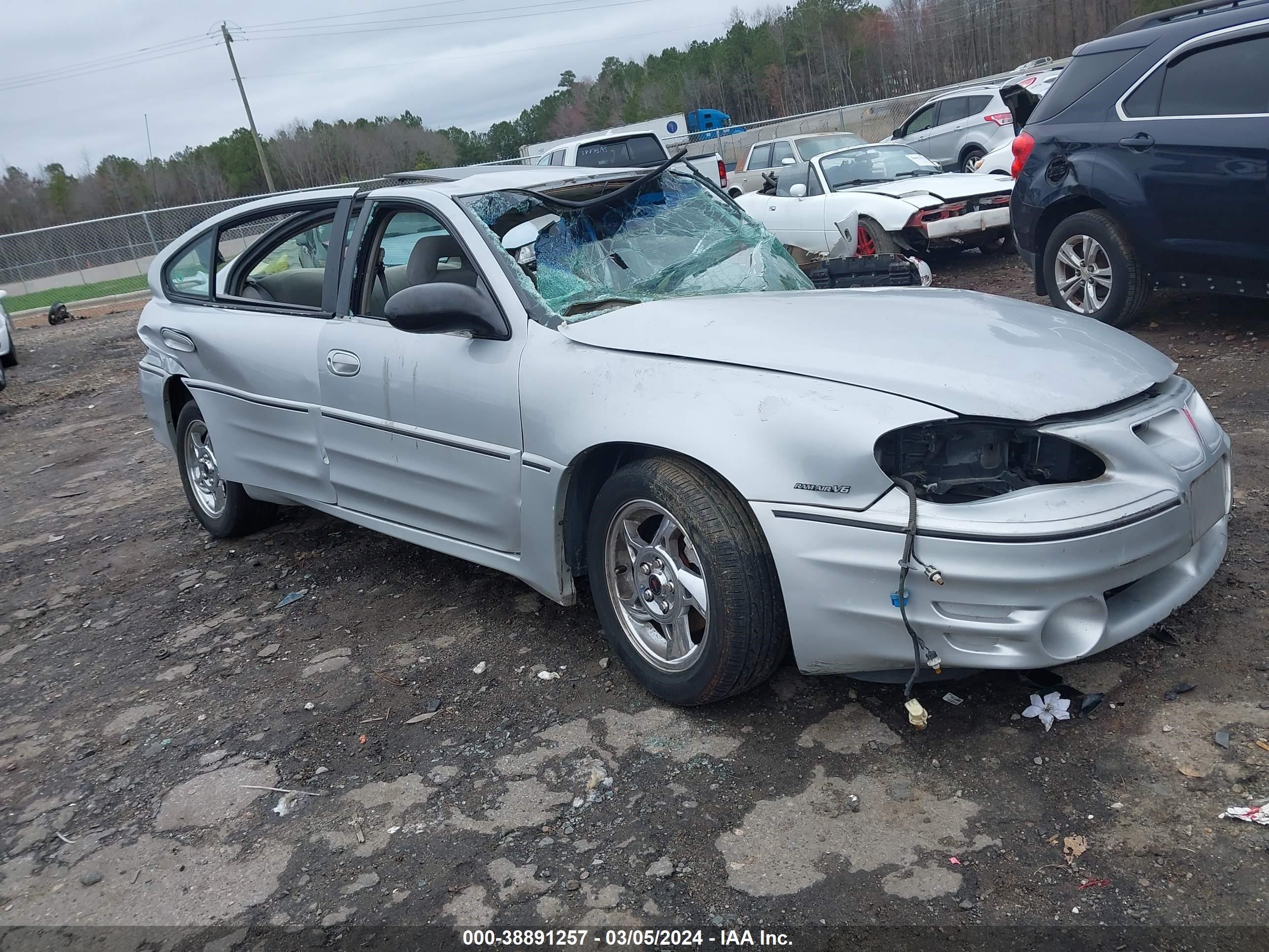 PONTIAC GRAND AM 2003 1g2nw52e13c184883