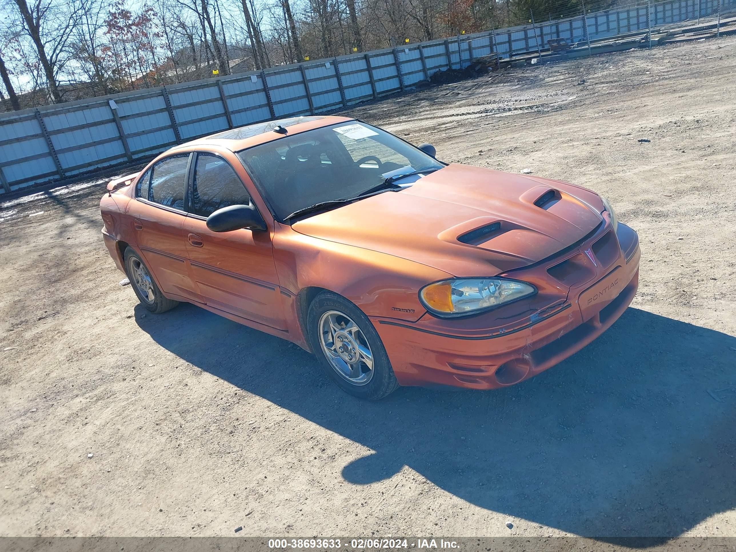 PONTIAC GRAND AM 2003 1g2nw52e33c308765