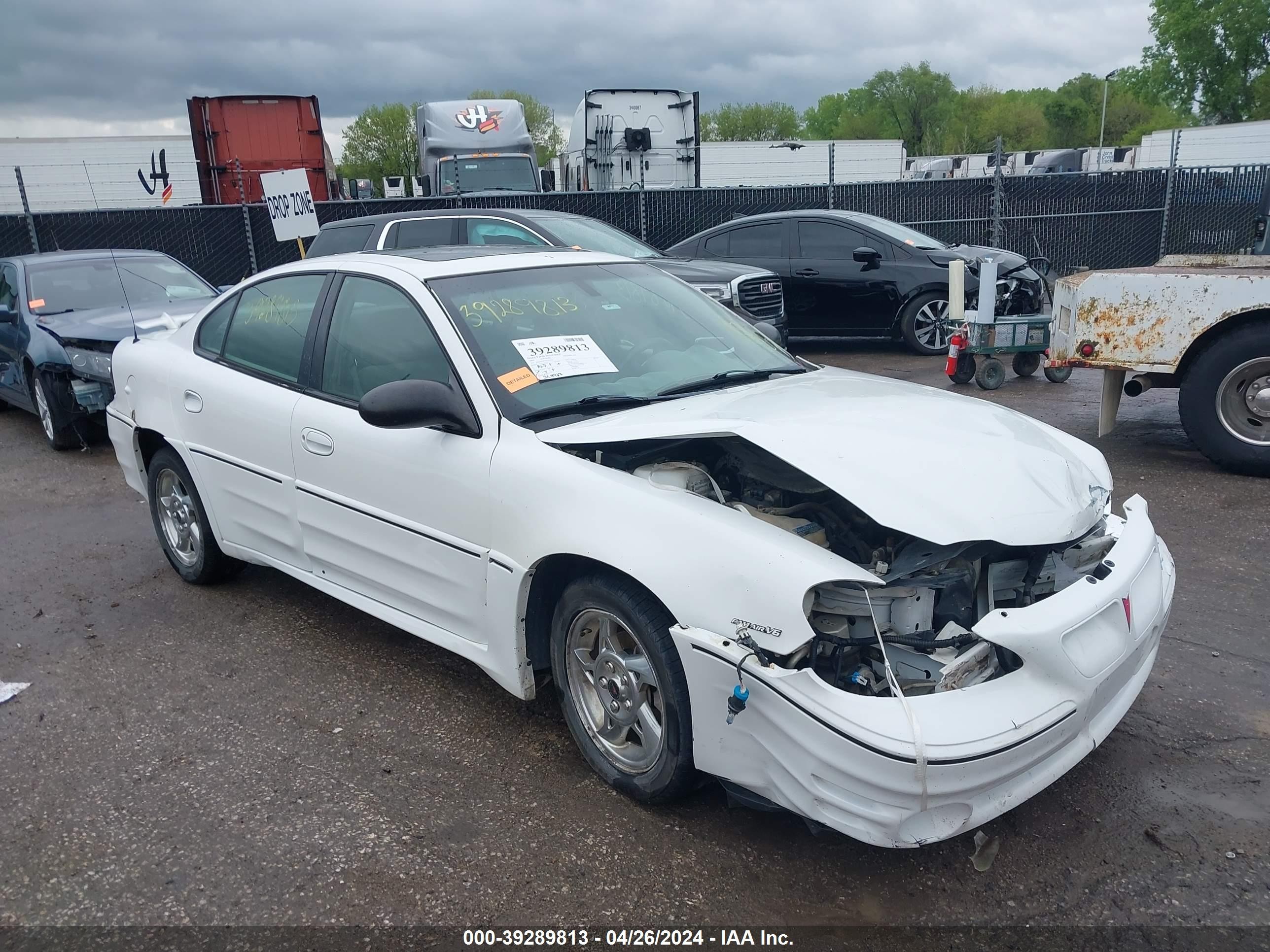 PONTIAC GRAND AM 2003 1g2nw52e43c247832