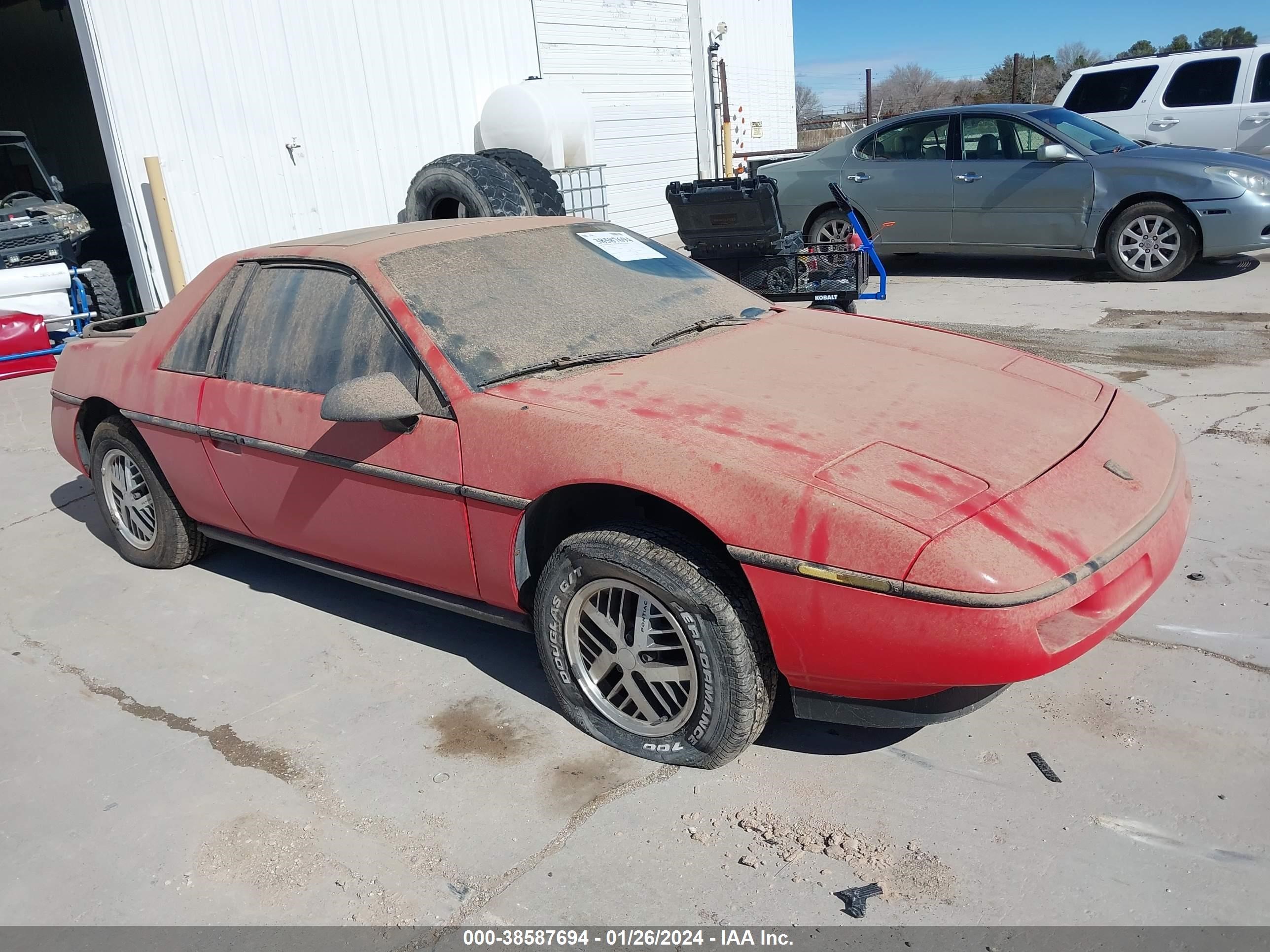 PONTIAC FIERO 1988 1g2pe11r5jp211002