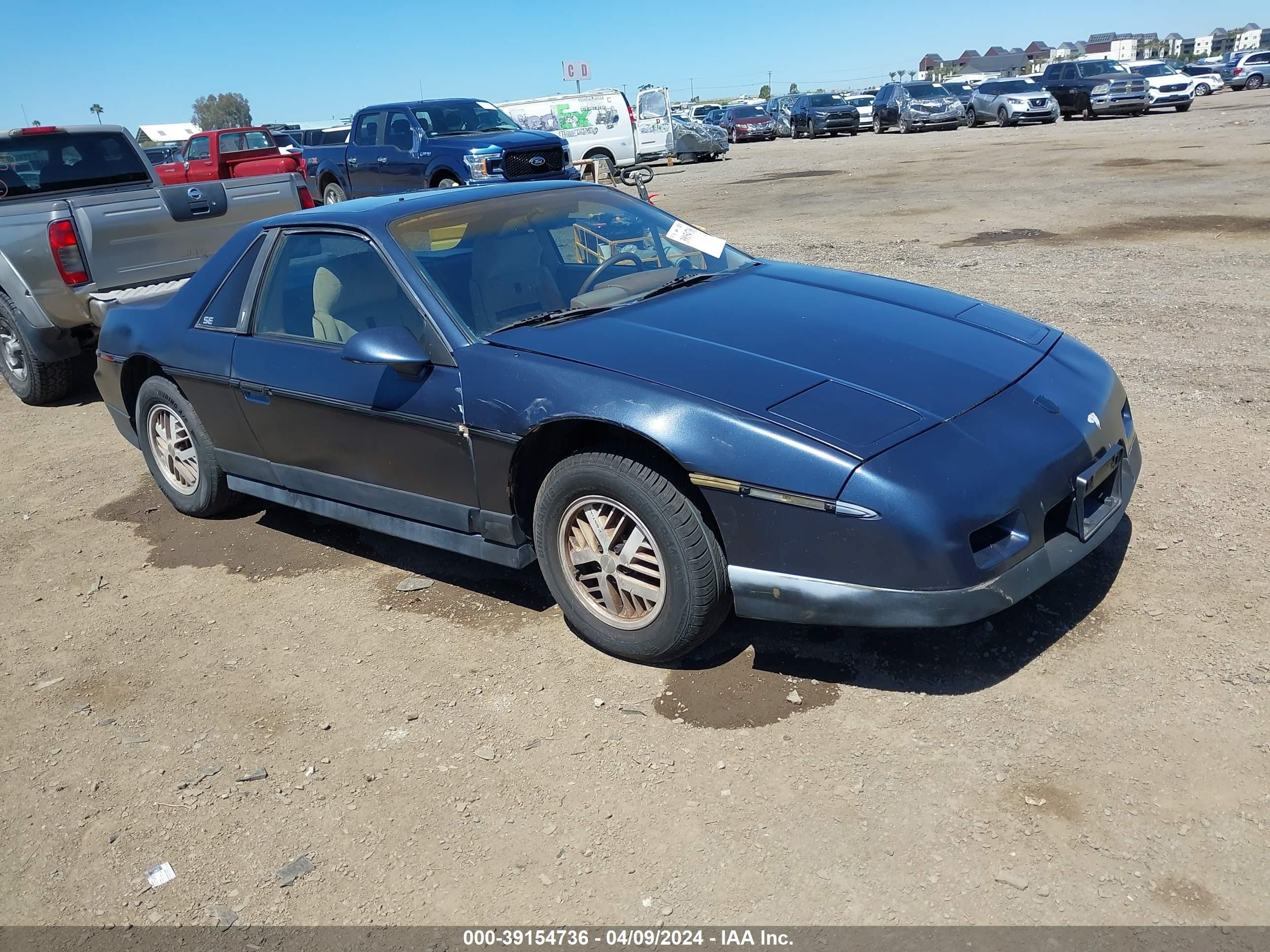 PONTIAC FIERO 1986 1g2pf3792gp220765