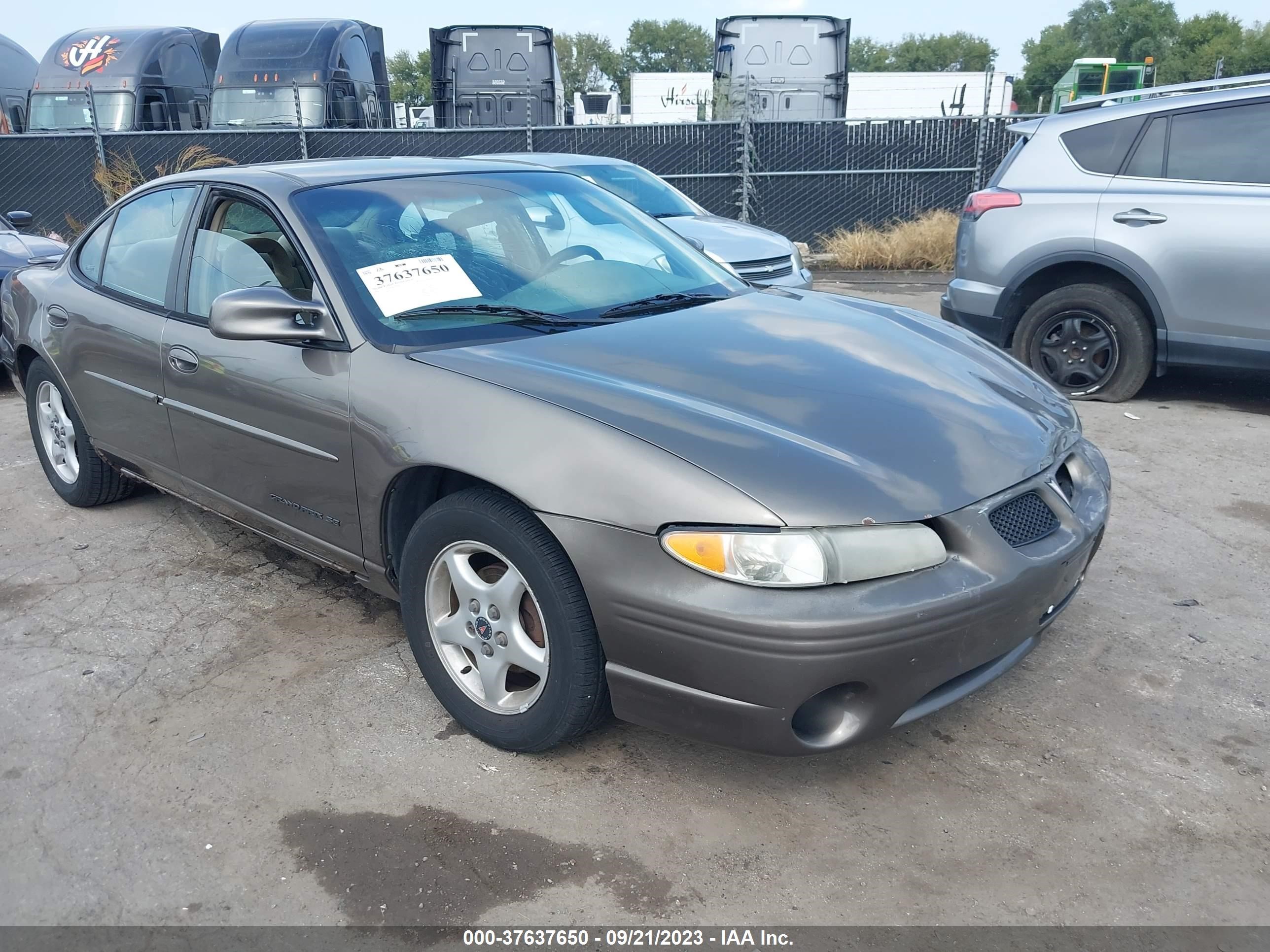 PONTIAC GRAND PRIX 2001 1g2wk52jx1f191503