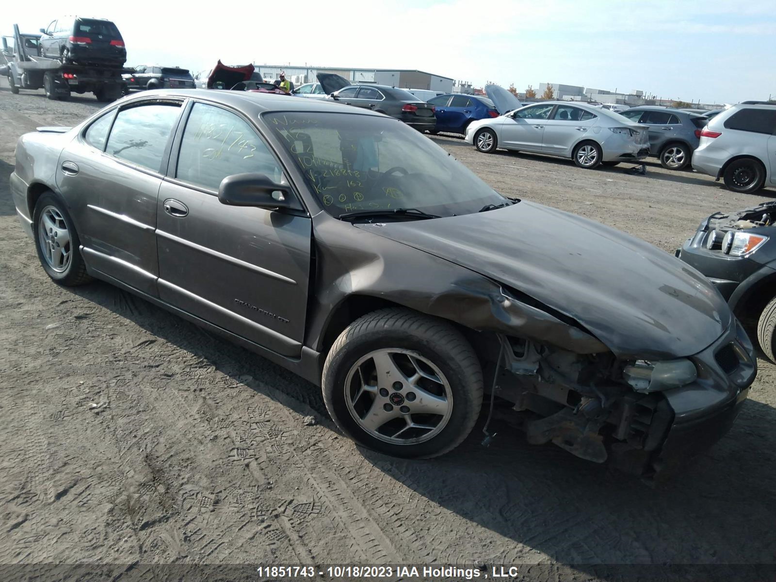 PONTIAC GRAND PRIX 2002 1g2wp52k22f218818