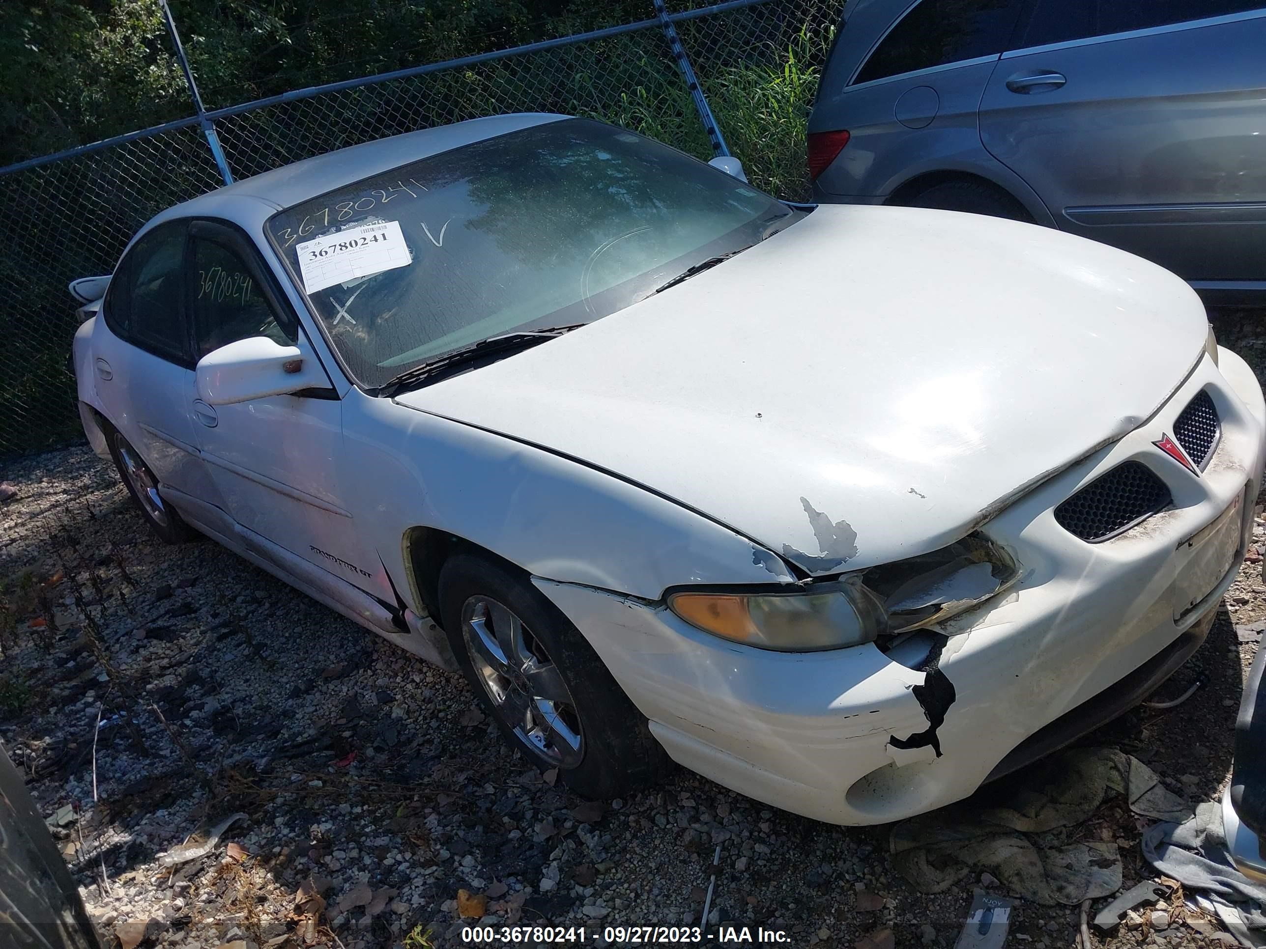 PONTIAC GRAND PRIX 2001 1g2wp52k71f236827