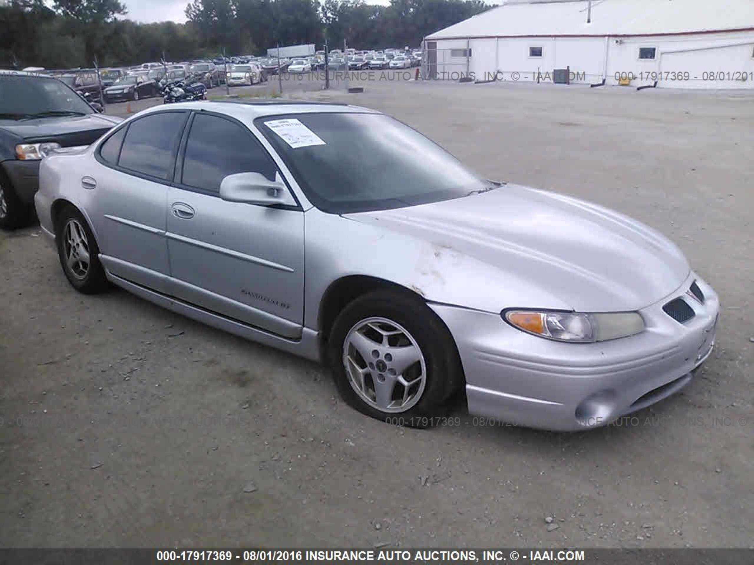 PONTIAC GRAND PRIX 2001 1g2wp52kx1f142330