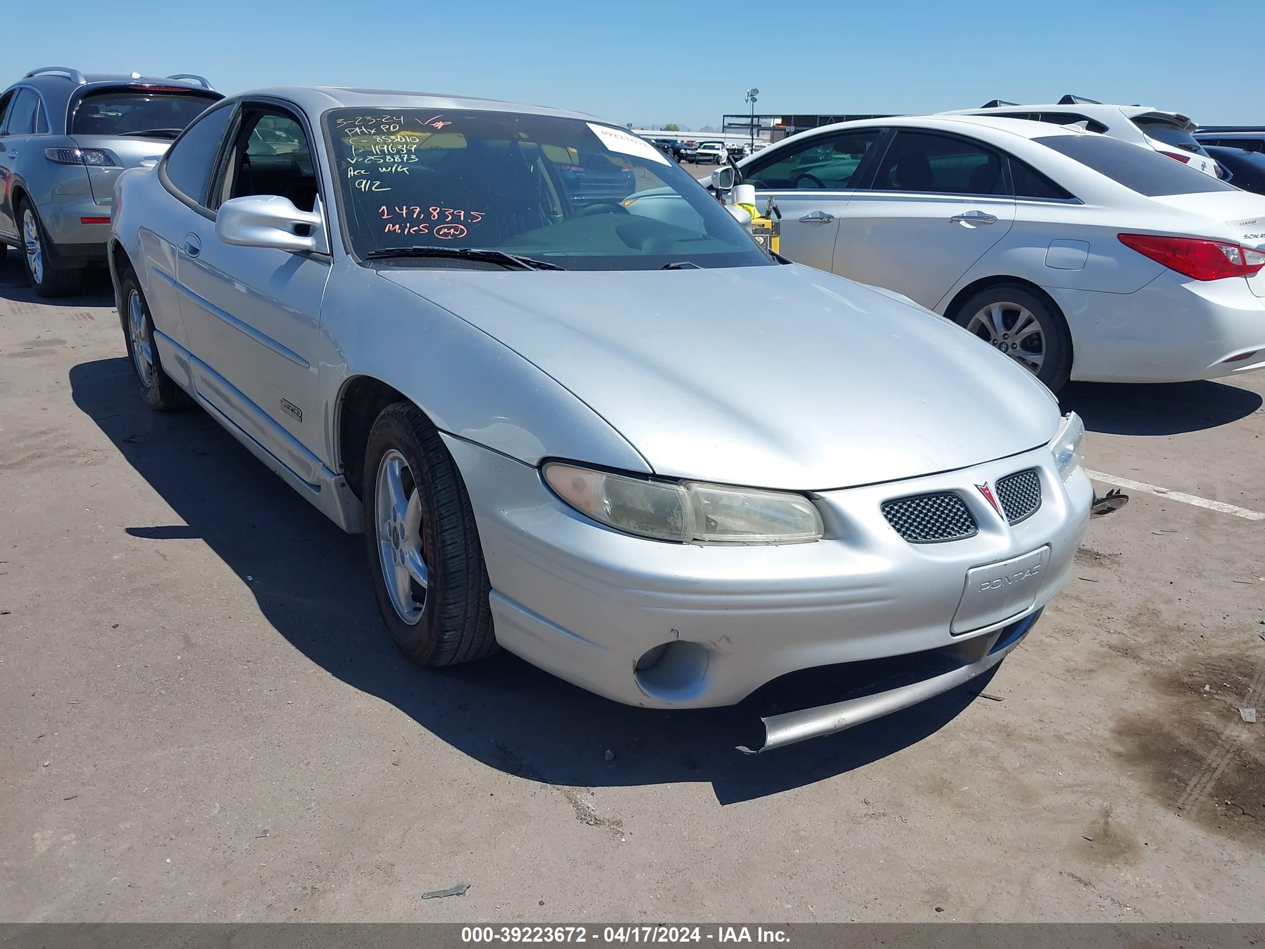 PONTIAC GRAND PRIX 2002 1g2wr12192f258873