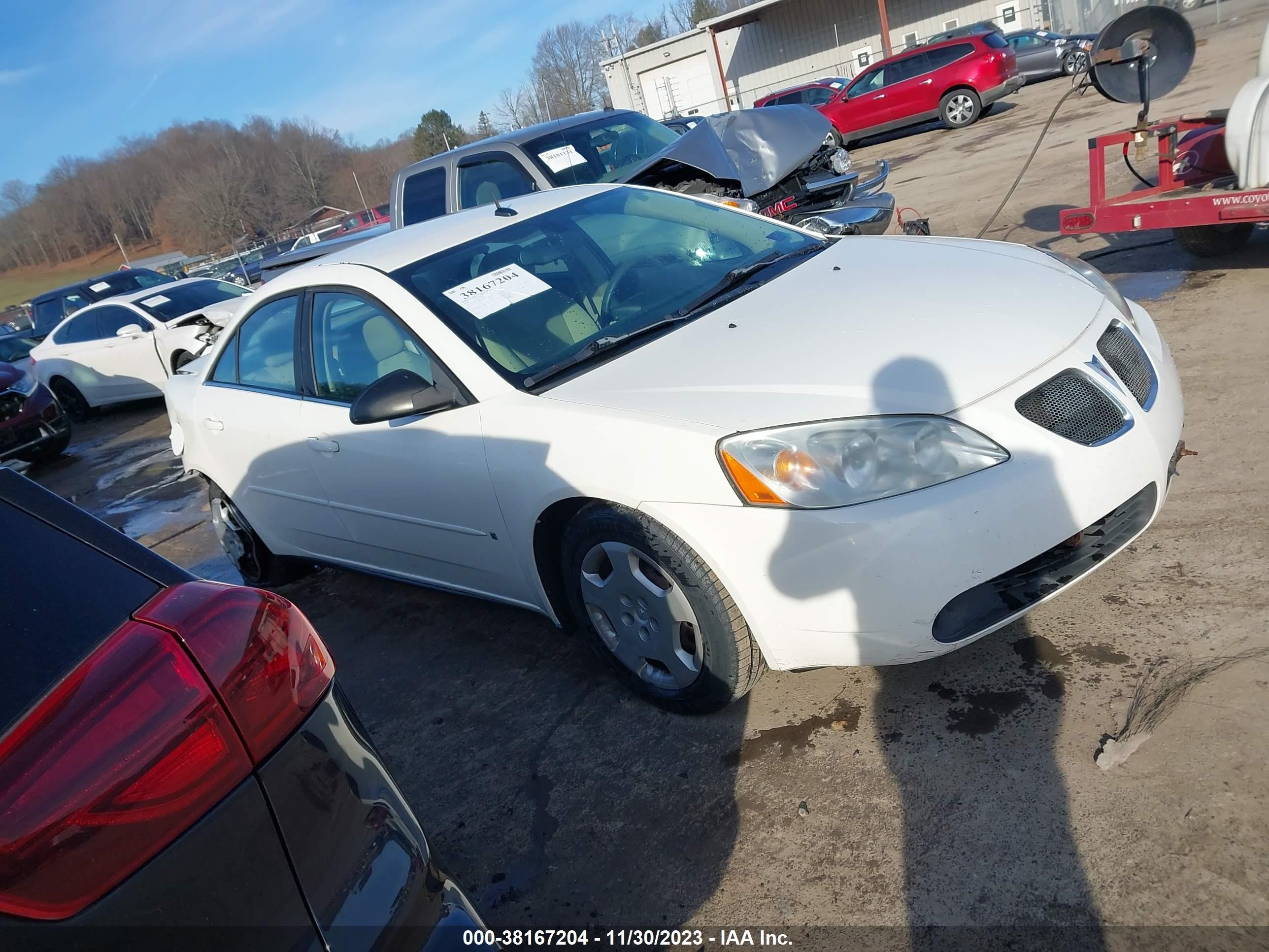 PONTIAC G6 2008 1g2zf57b084175075