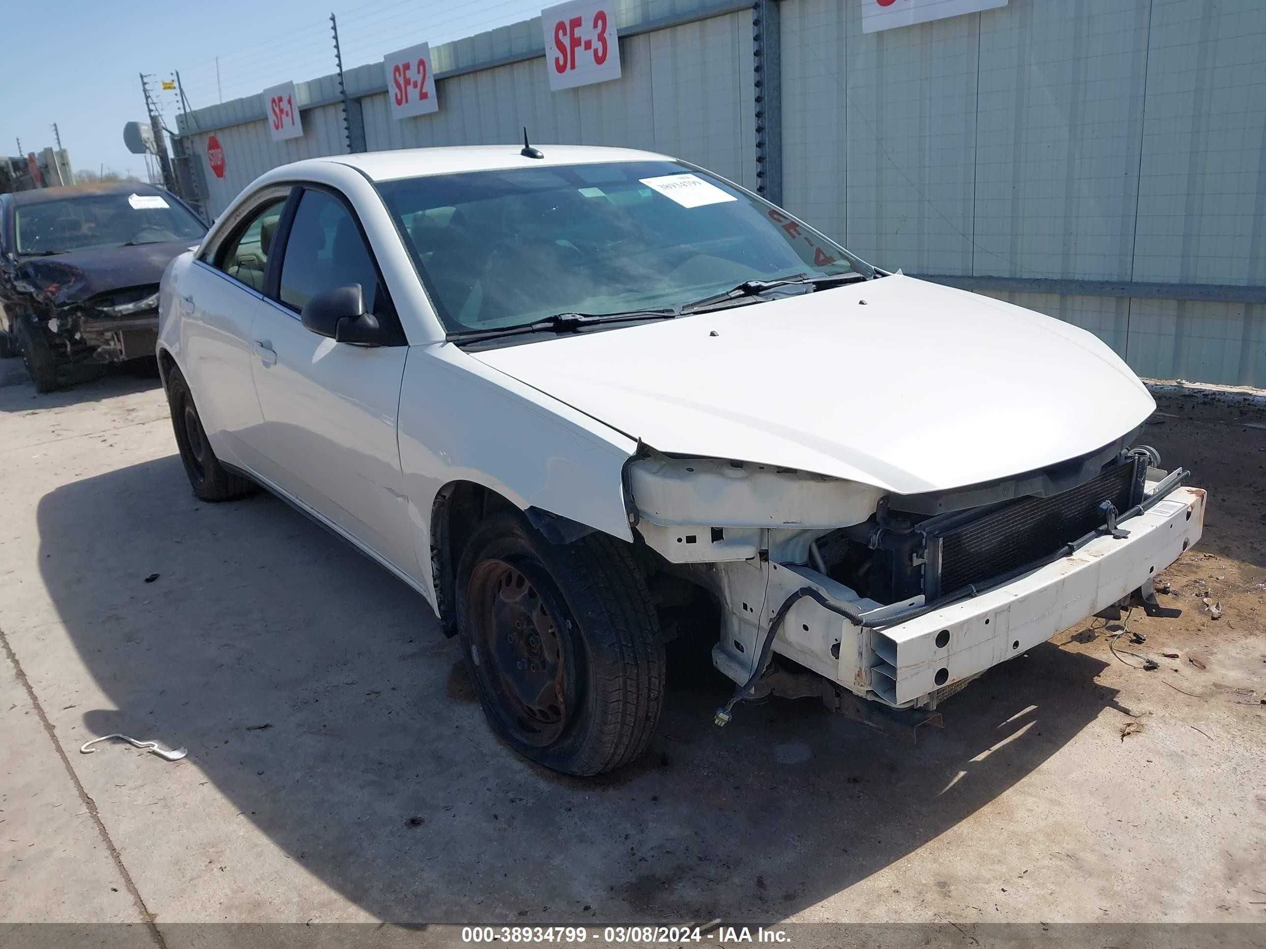 PONTIAC G6 2008 1g2zf57b184177479