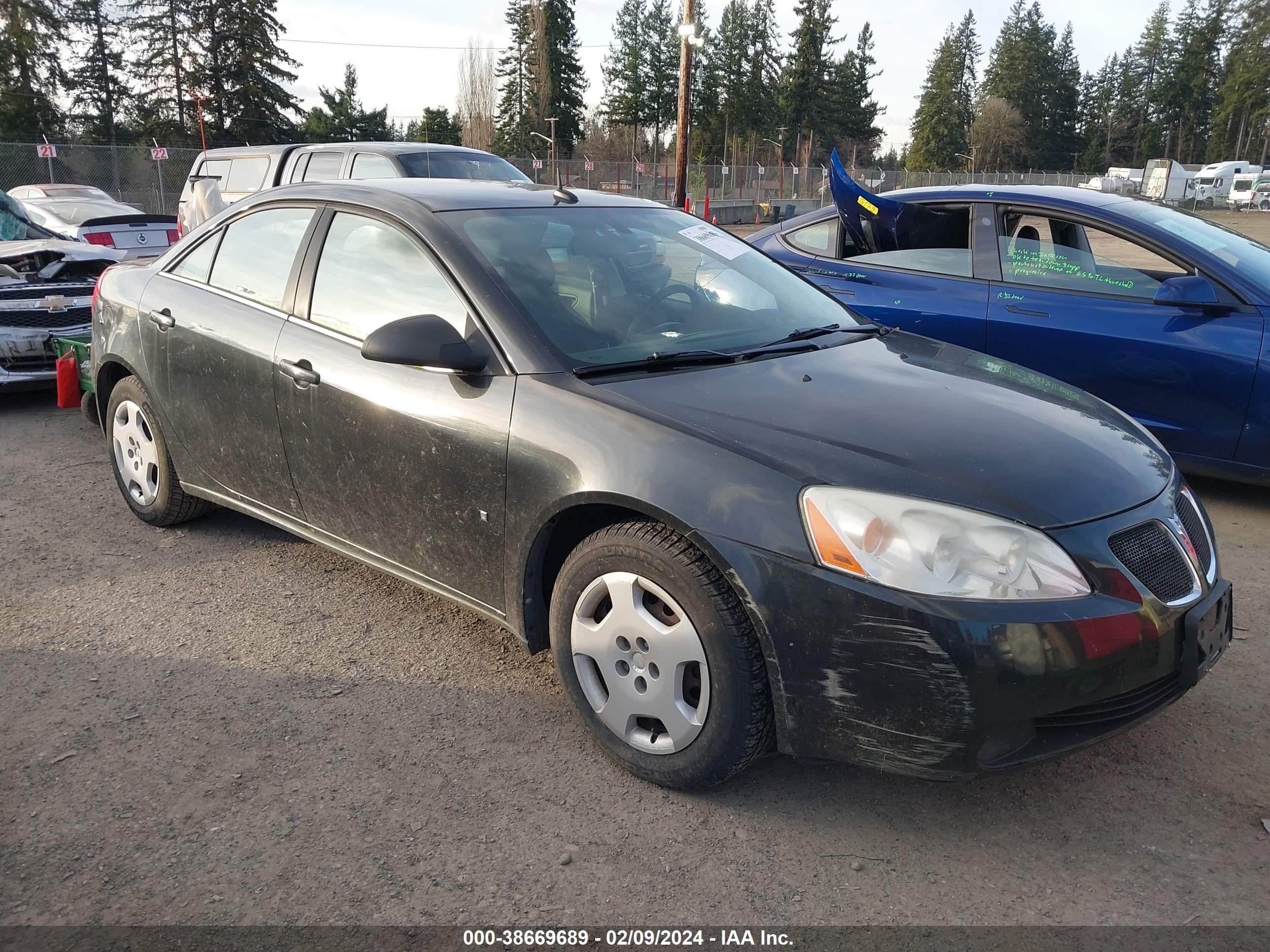 PONTIAC G6 2008 1g2zf57b184269577